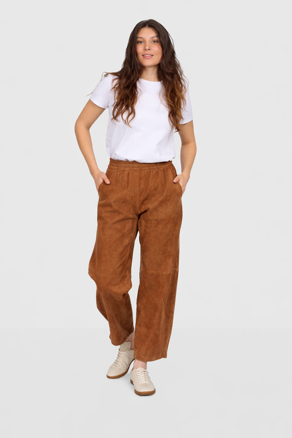 Pantalon Mia Gamuza Cognac