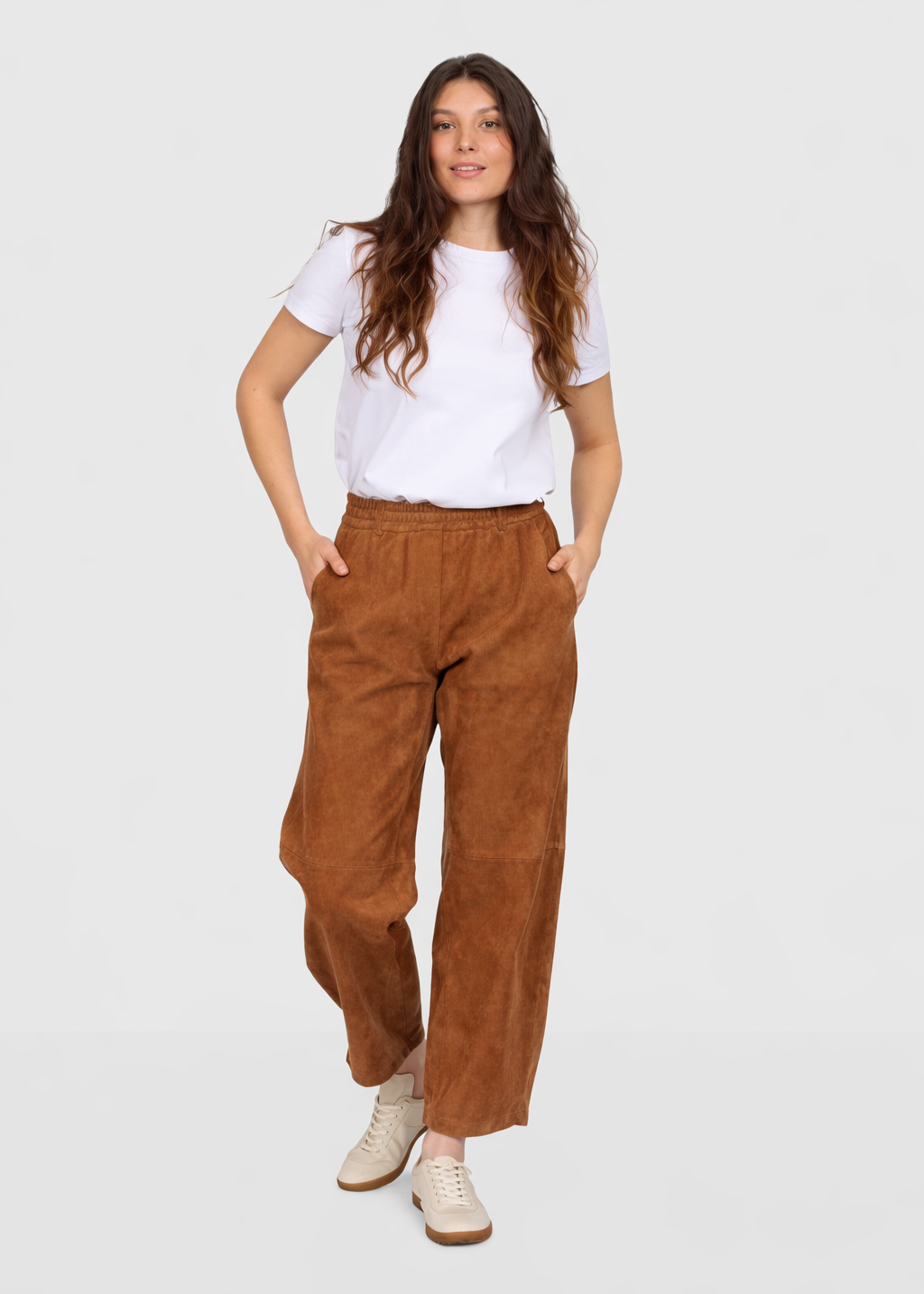 Pantalon Mia Gamuza Cognac