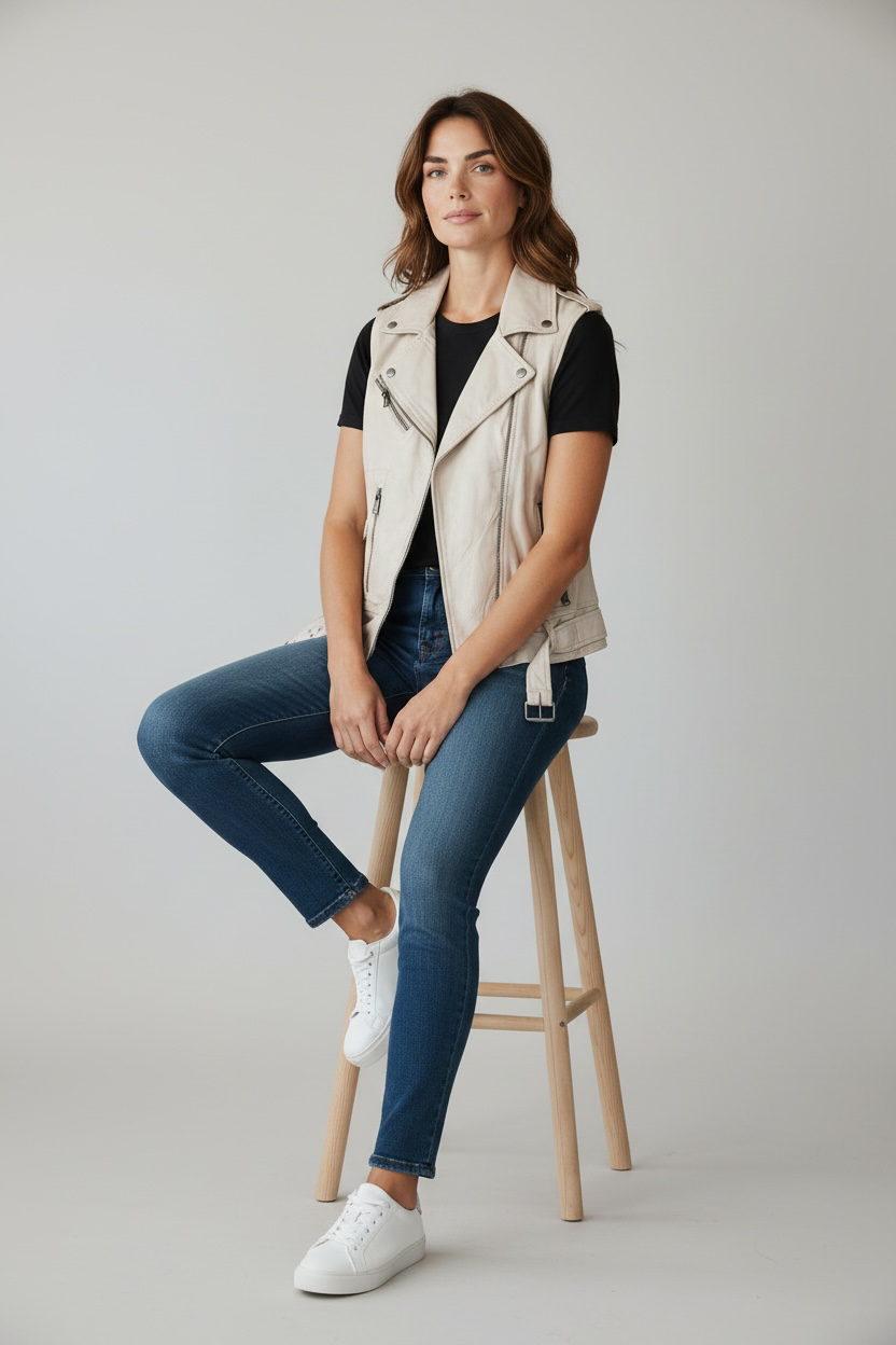 Gilet Gilly Crema
