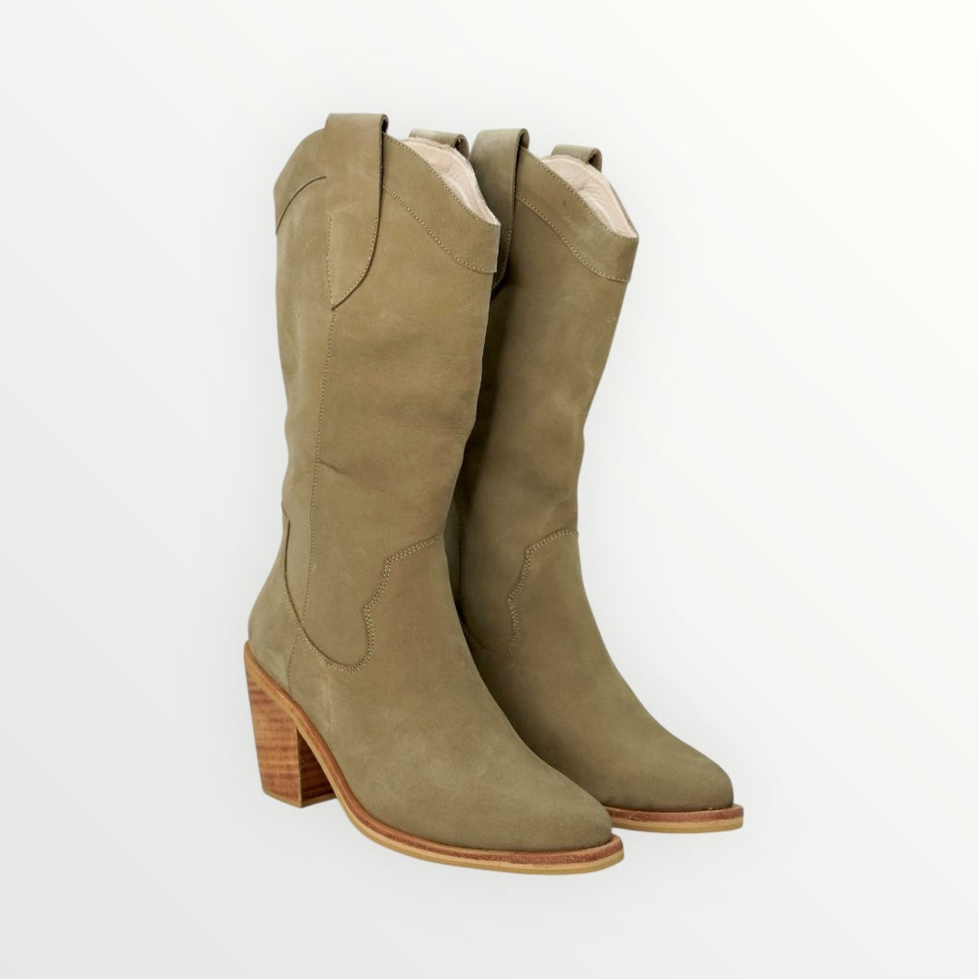 Carolina Gamuza Verde Salvia