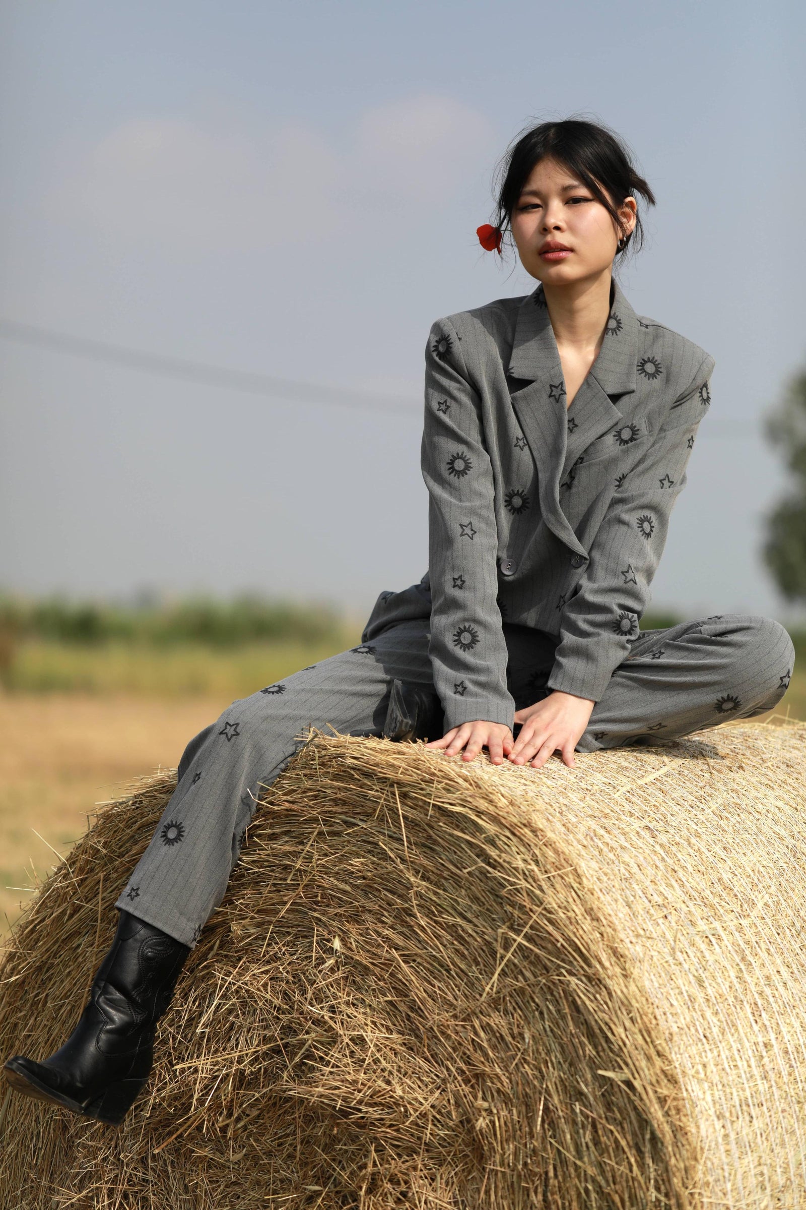 Pantalon Travis Gris