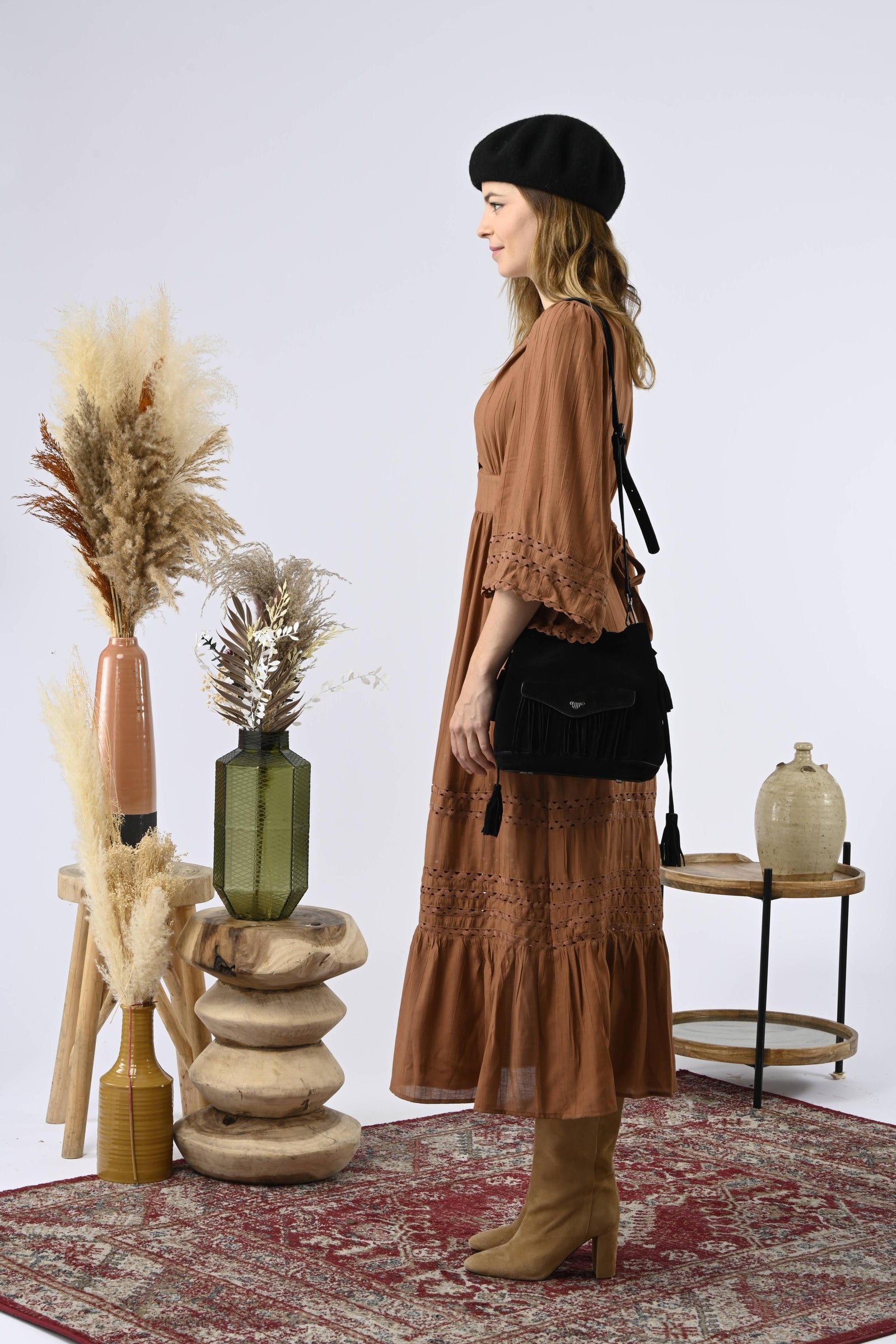 Vestido Wynonna Camel