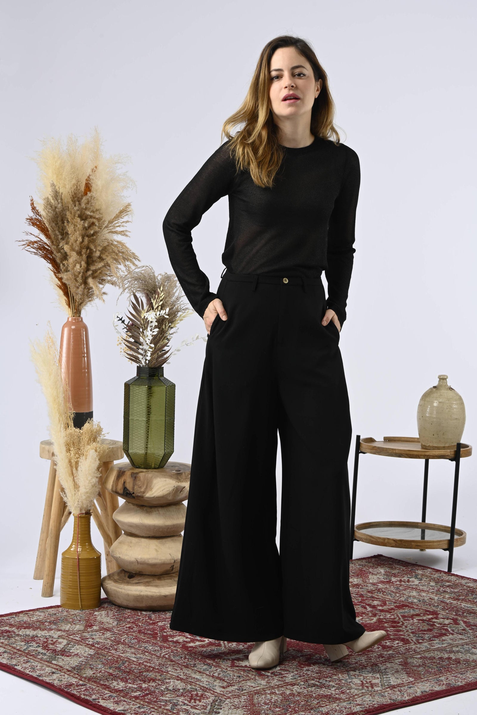 Sweater Hazelnut Negro