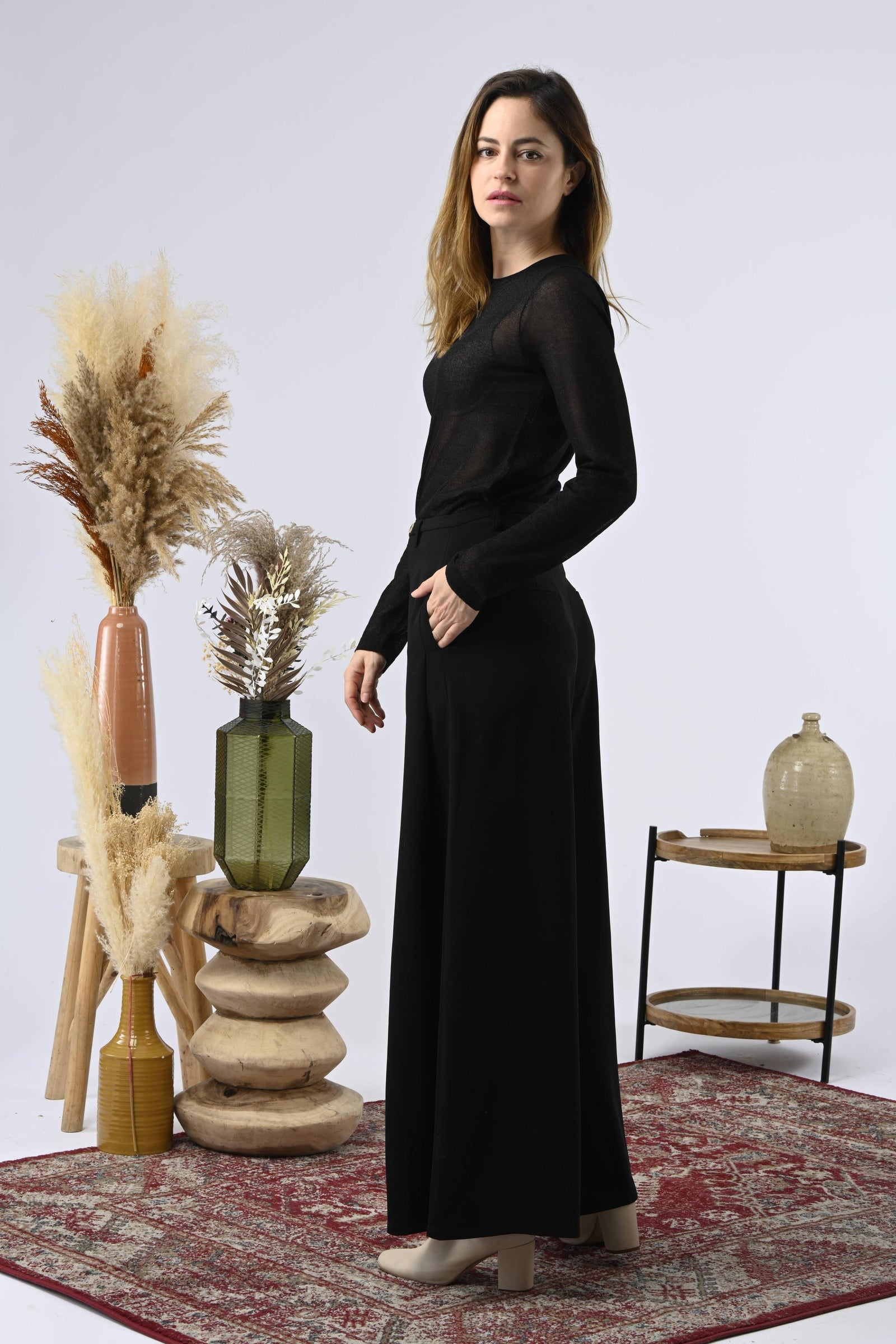 Sweater Hazelnut Negro