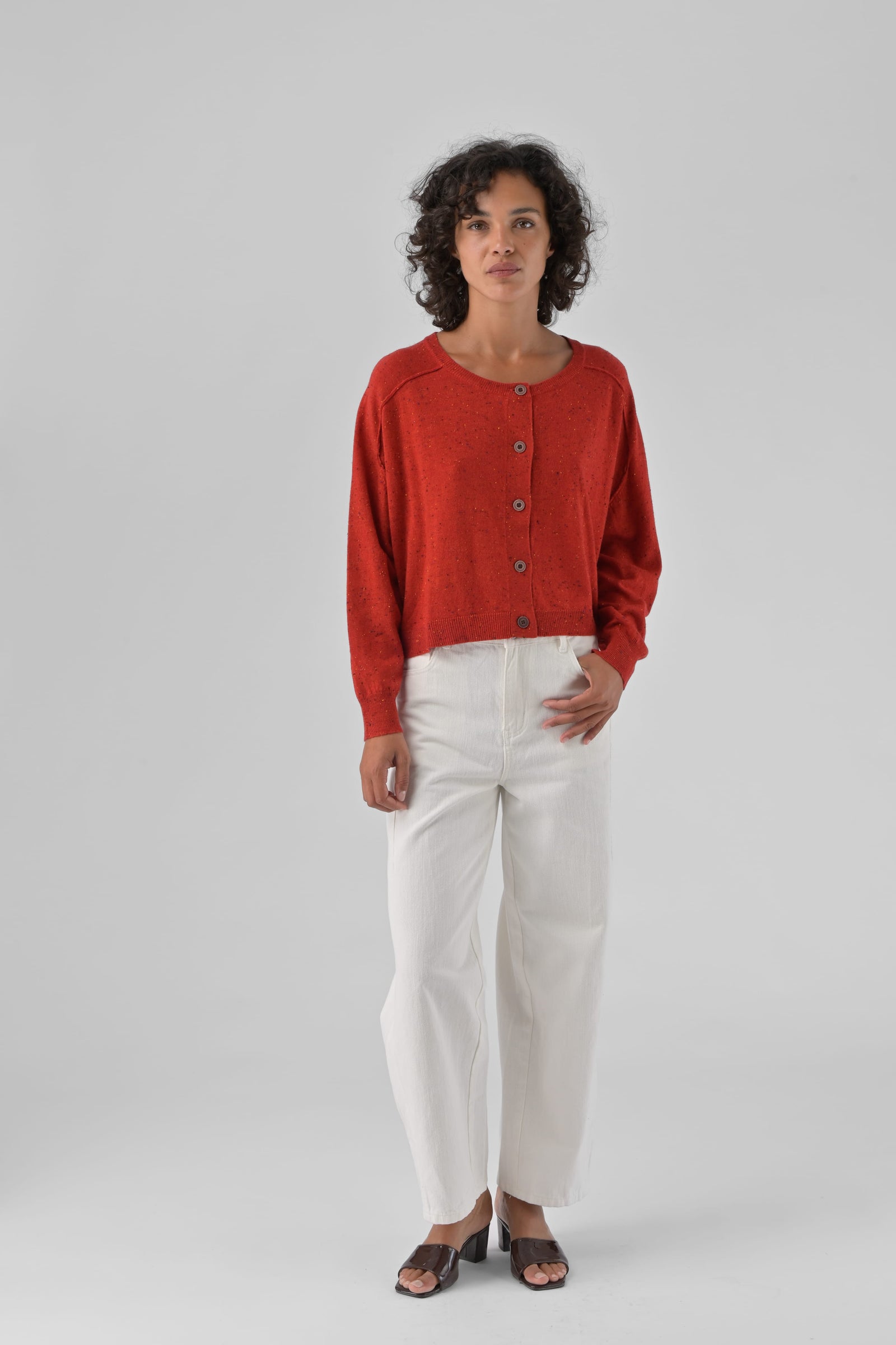 Cardigan Maelie Rojo