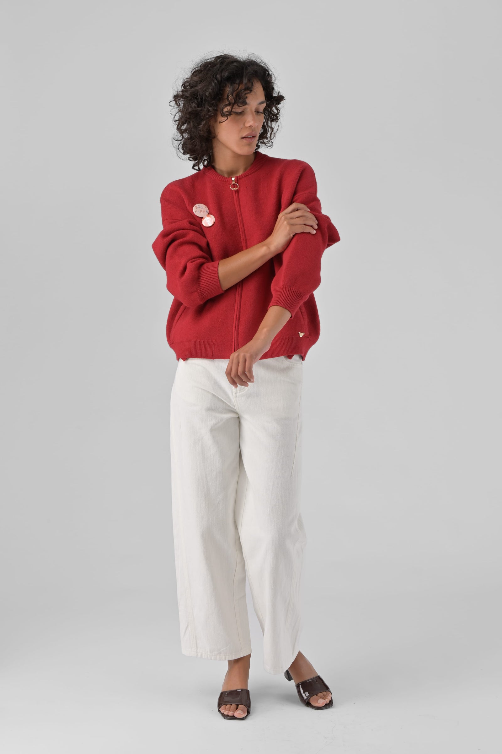 Cardigan Marcelle Rojo