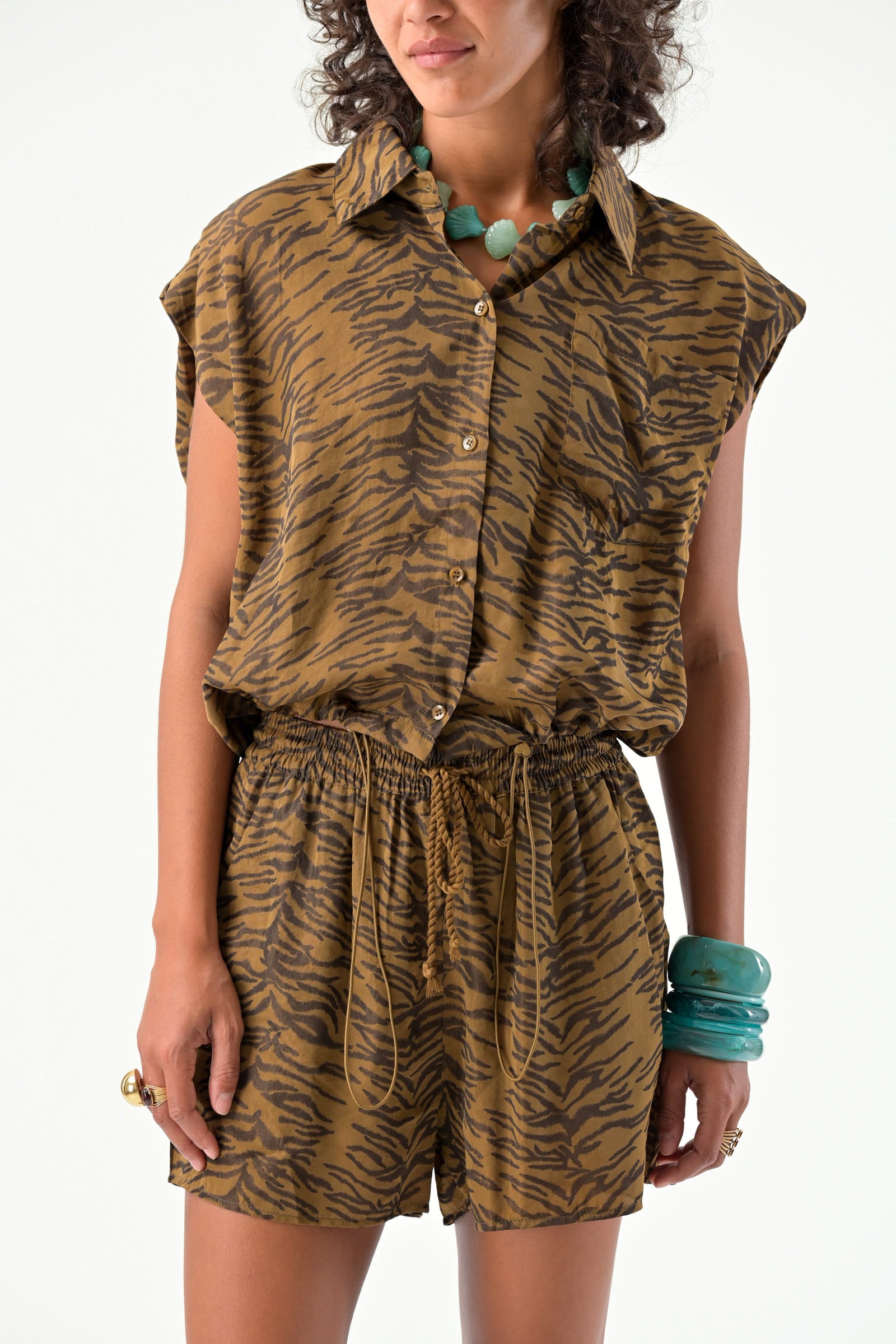 Blusa Gabin Leopardo