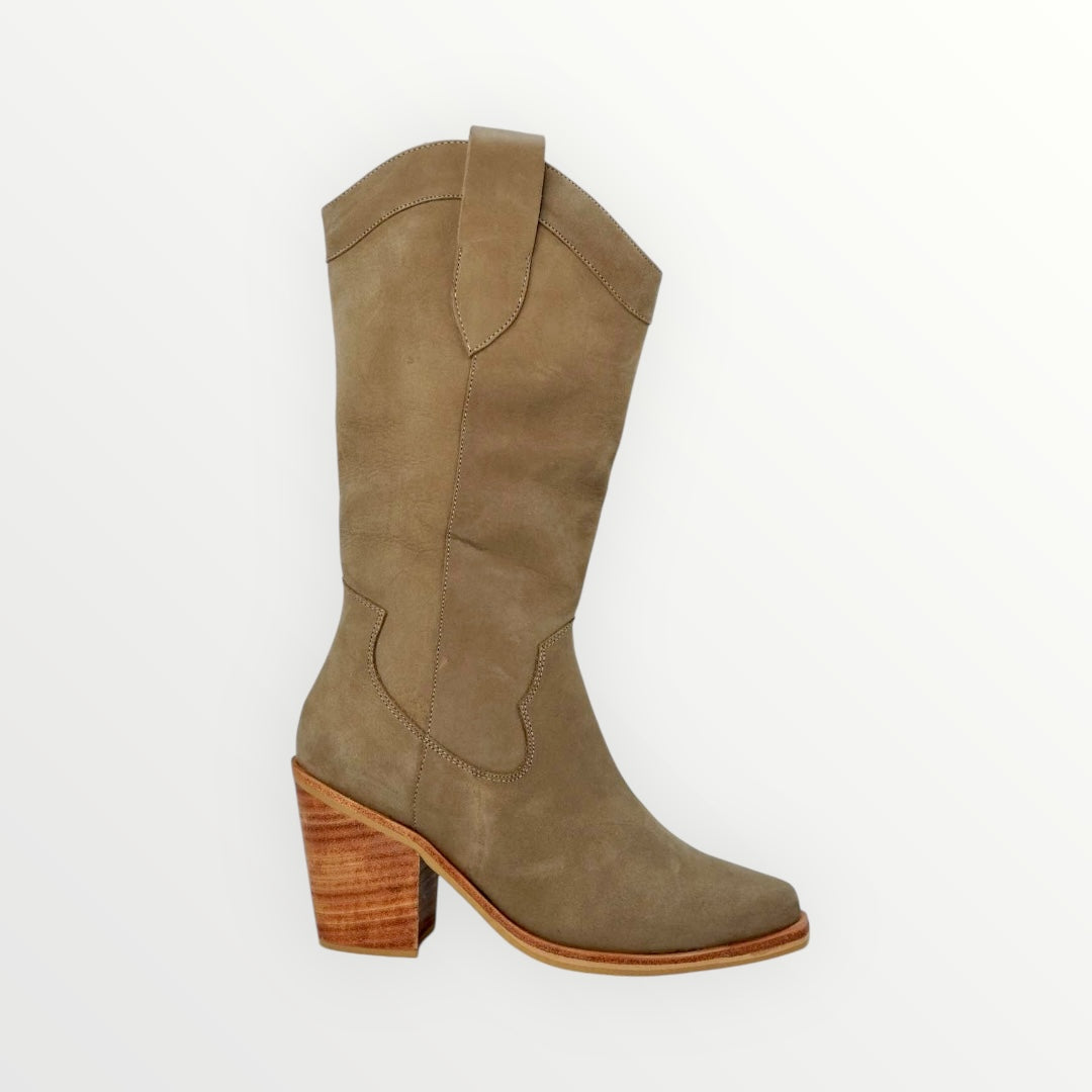 Carolina Gamuza Verde Salvia