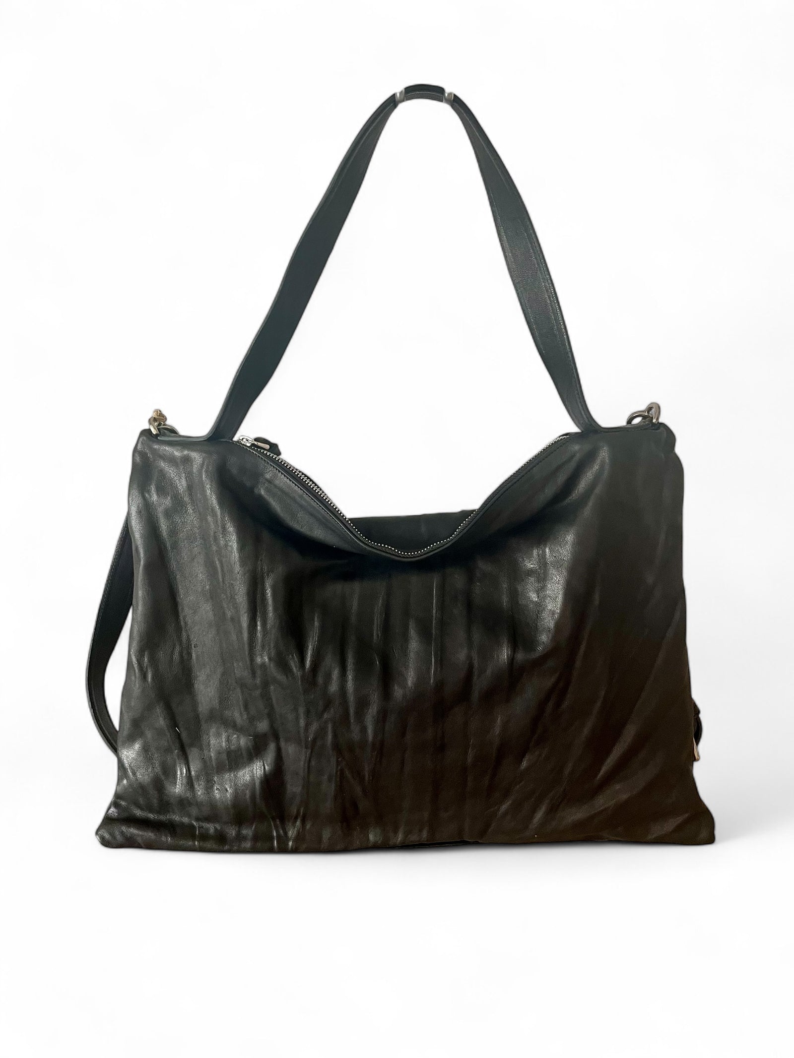 Cartera Lexi Pliegues Negro