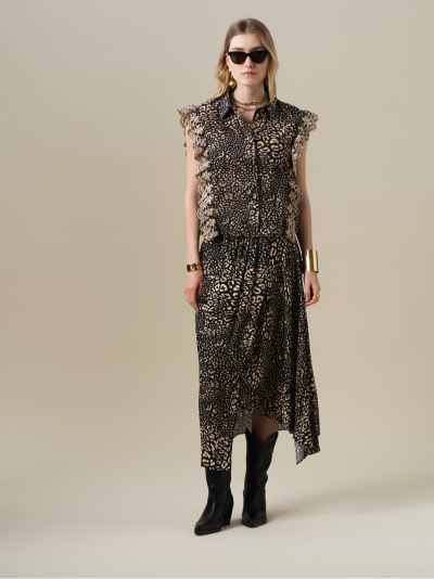 Falda Iseline Leopardo