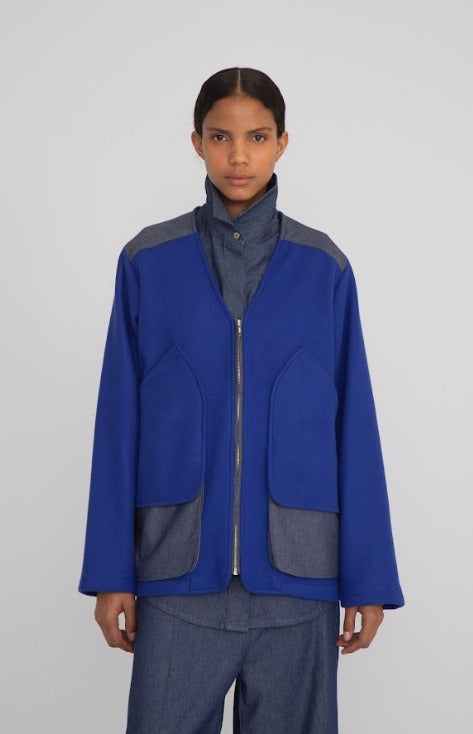 Chaqueta Tener Azul Francia