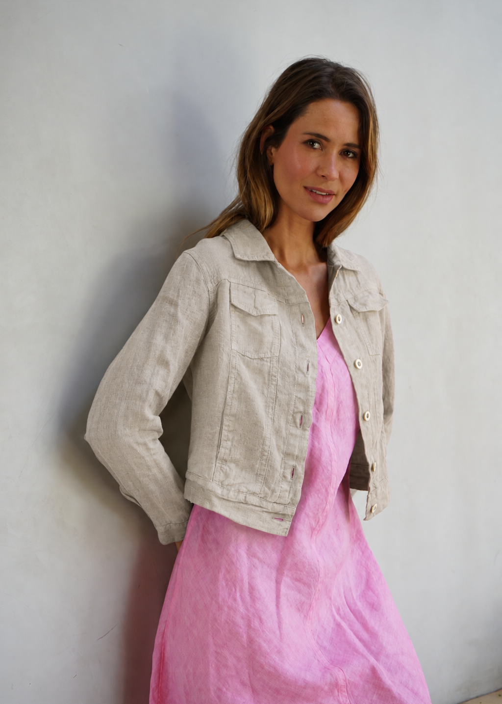 Chaqueta Creta Beige Beach Sand