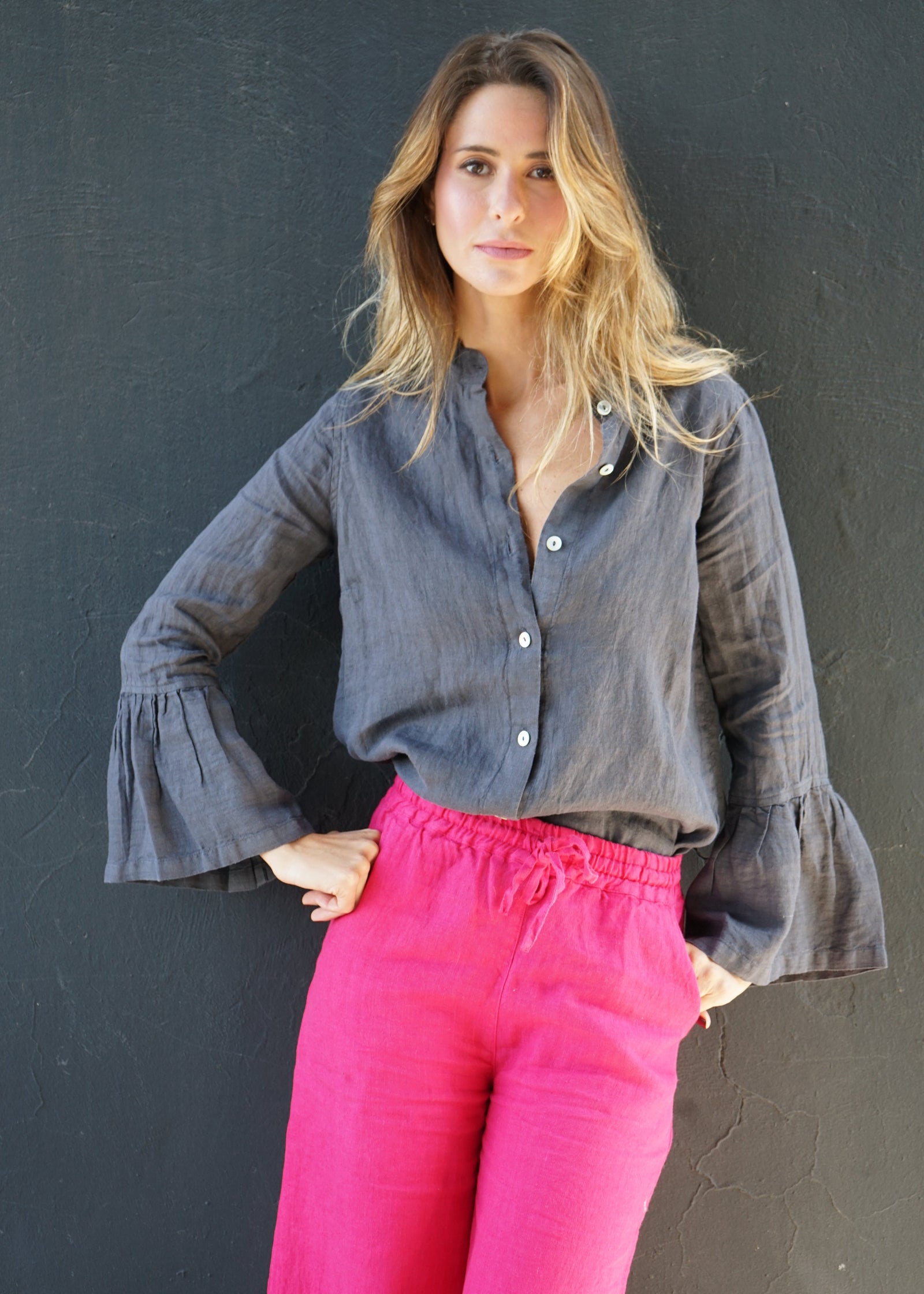 Camisa Patmos Gris Iron