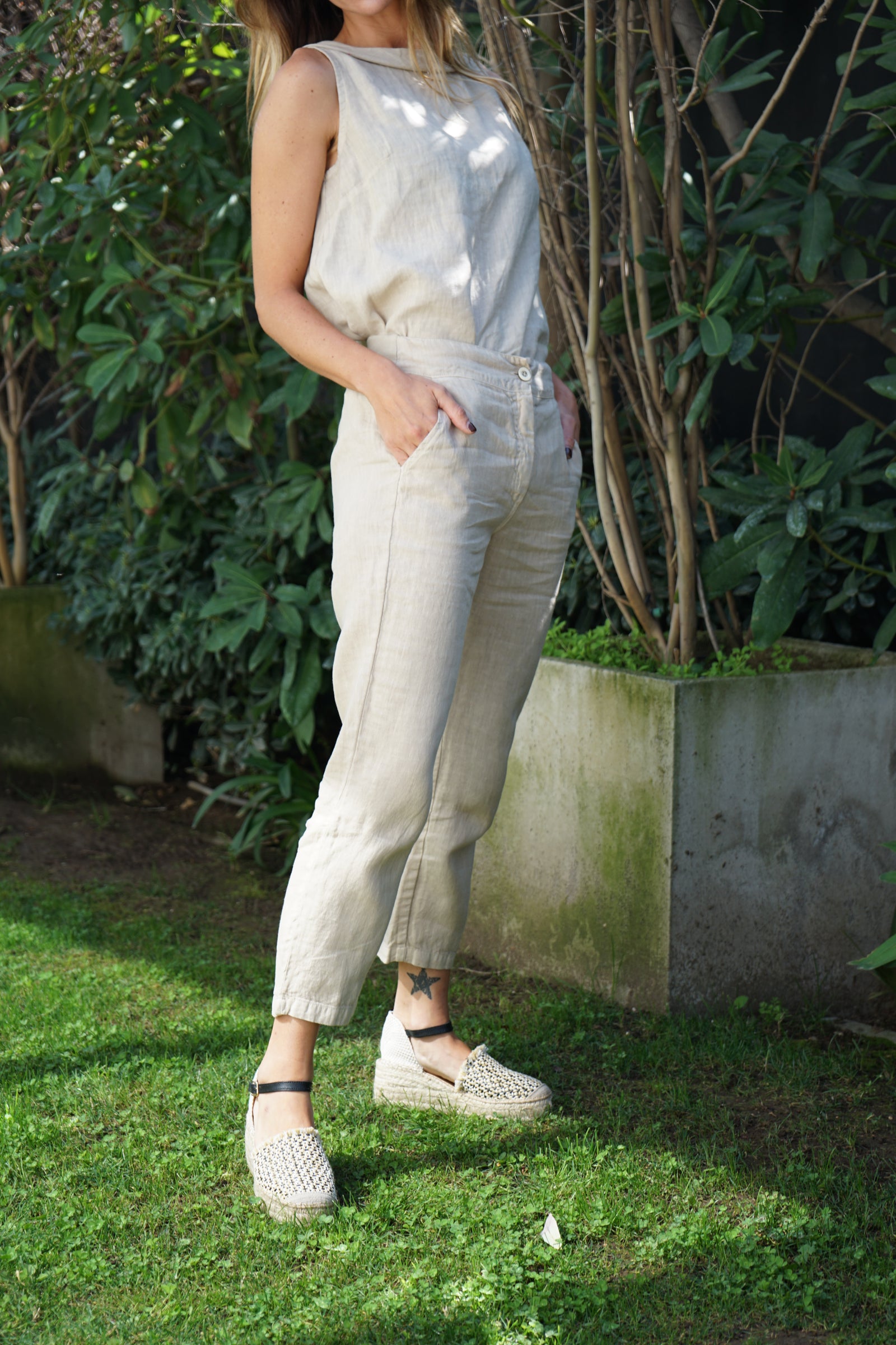 Pantalon Itaca Beige Beach Sand
