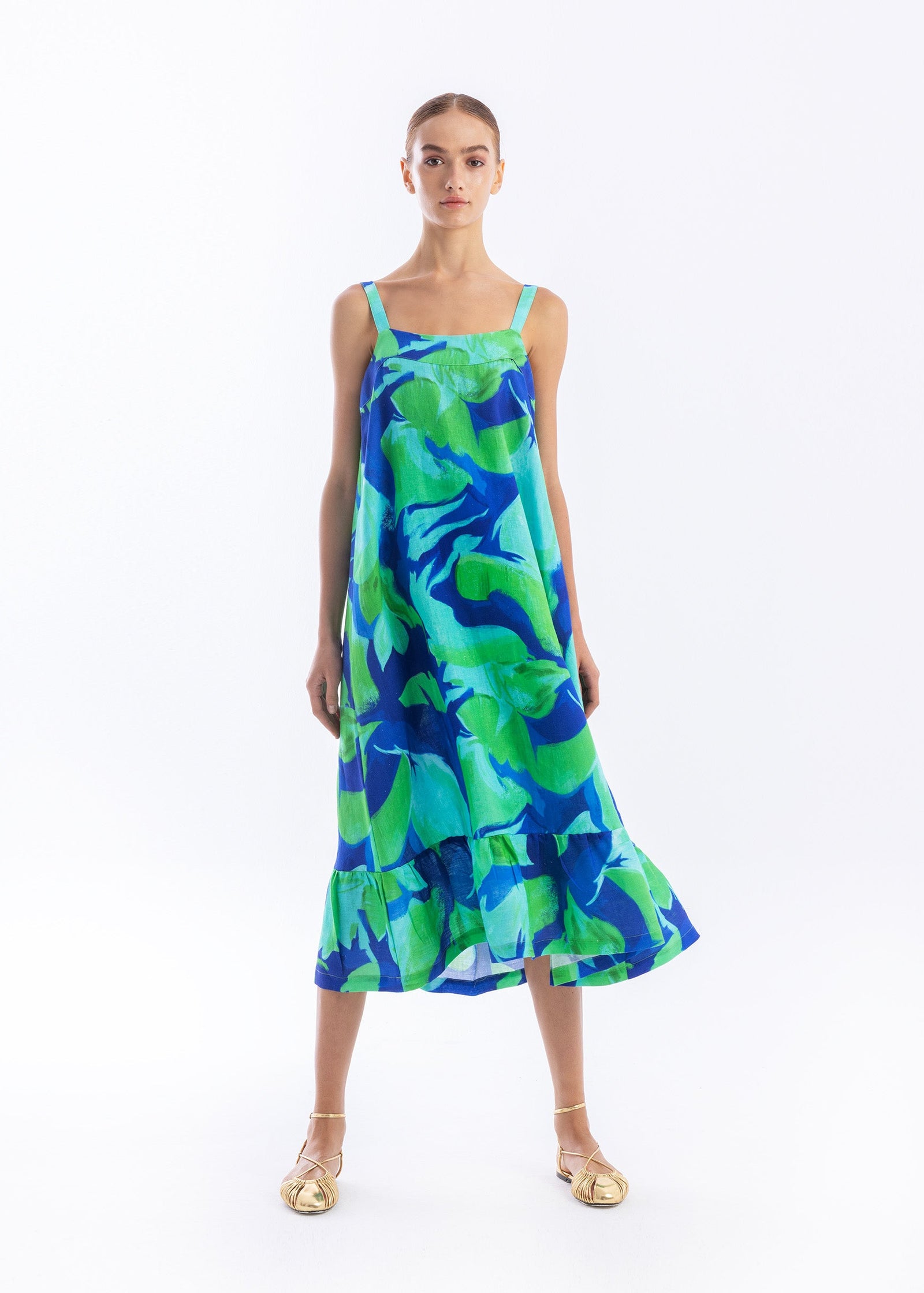 Vestido Donusa Blue Lagoon
