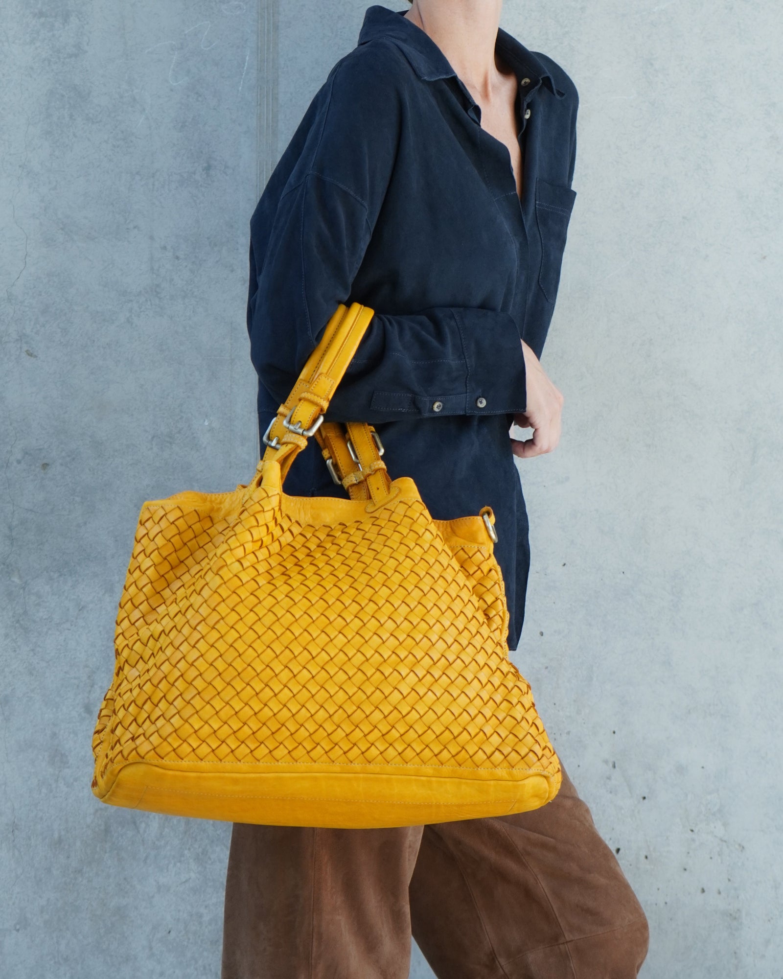 Cartera Navona Mostaza