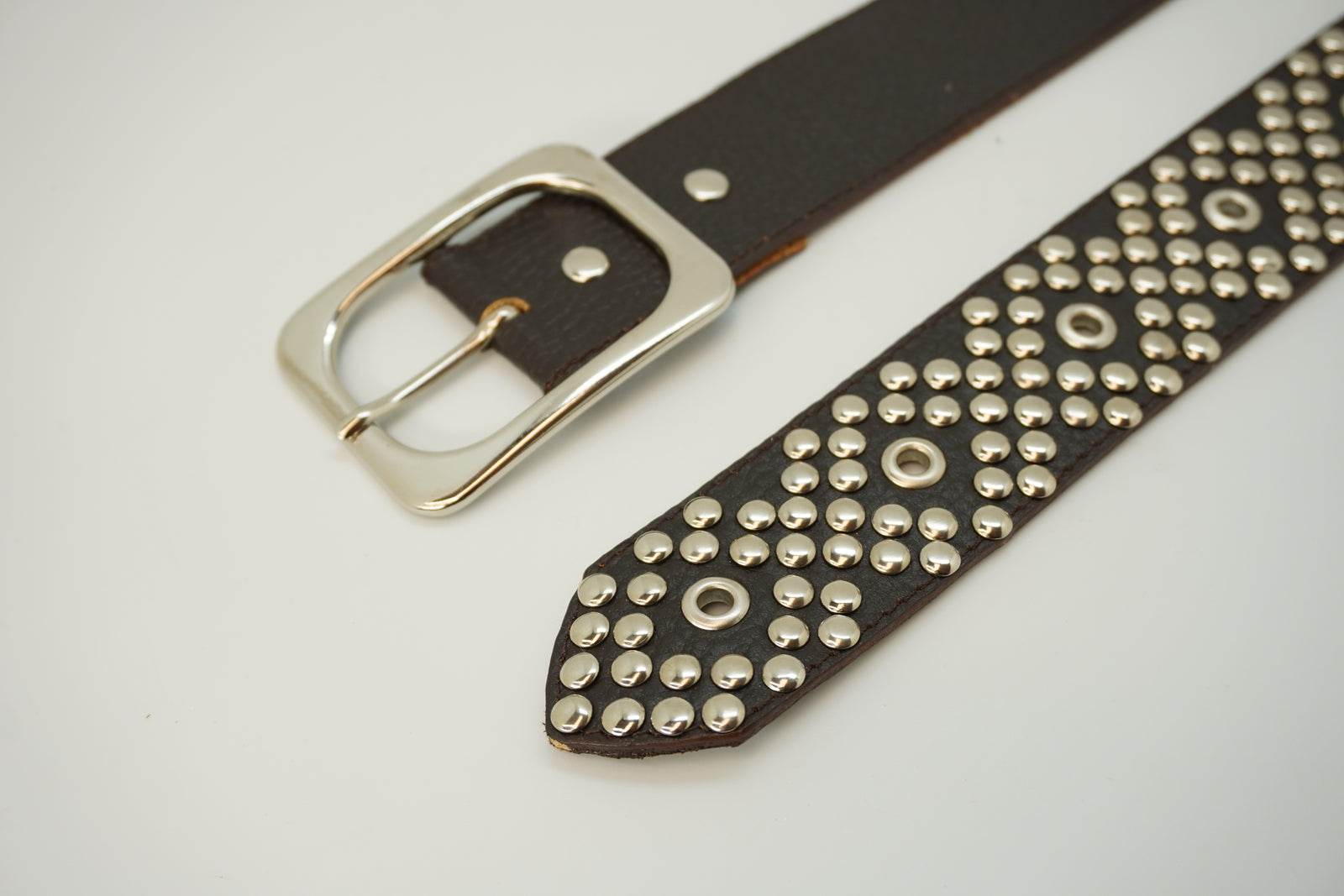 Cinturon Puntas Chocolate