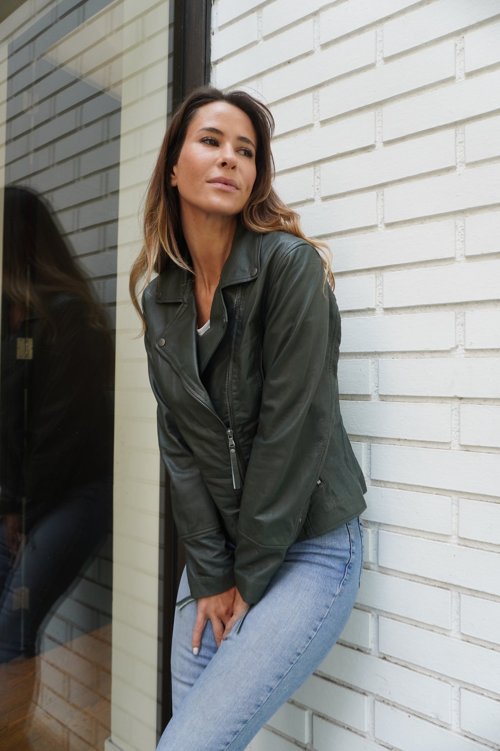 Chaqueta Aura Verde Ingles