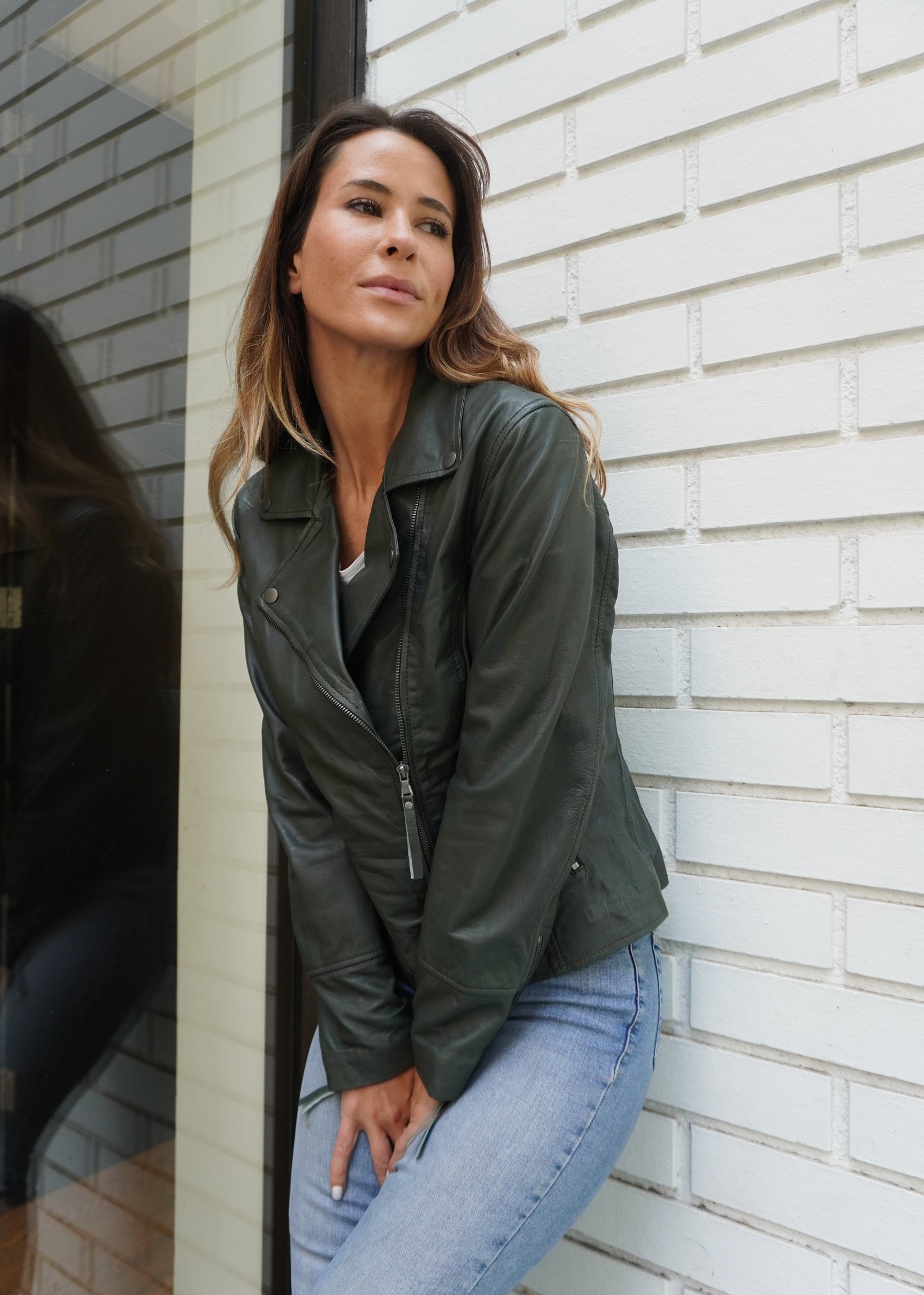 Chaqueta Aura Verde Ingles