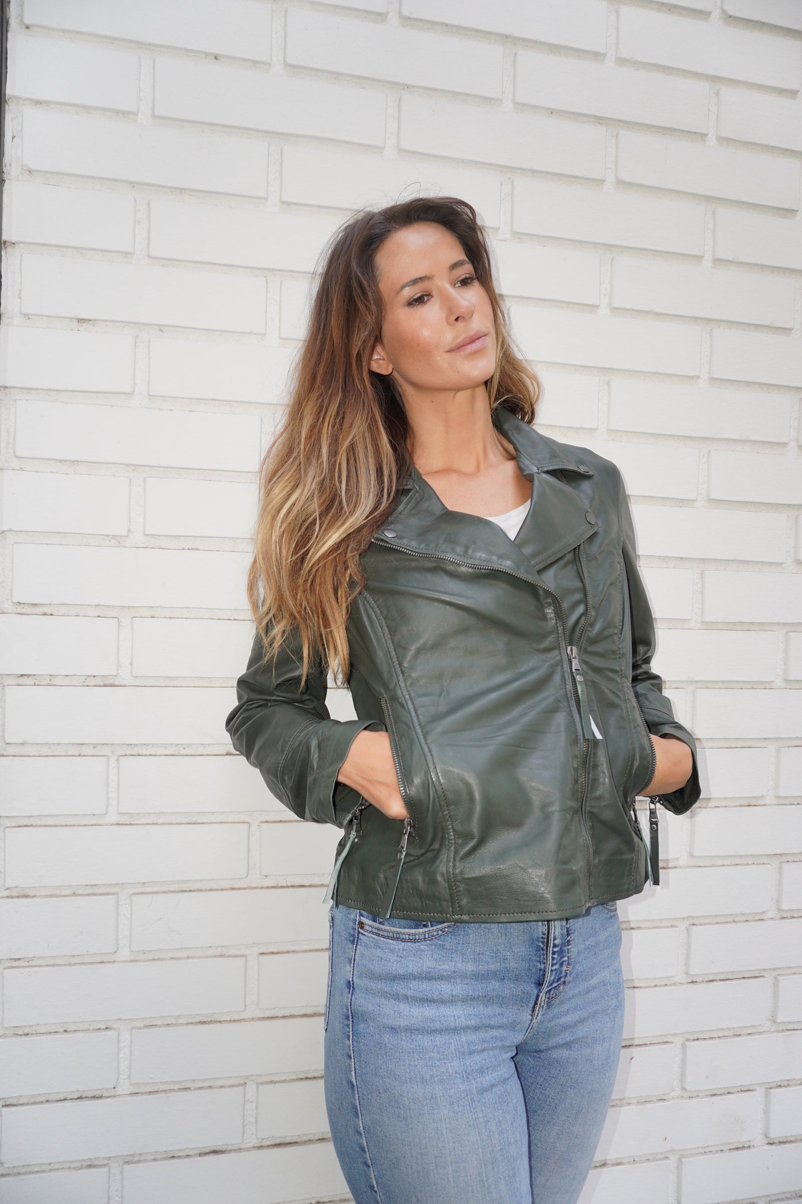 Chaqueta Aura Verde Ingles