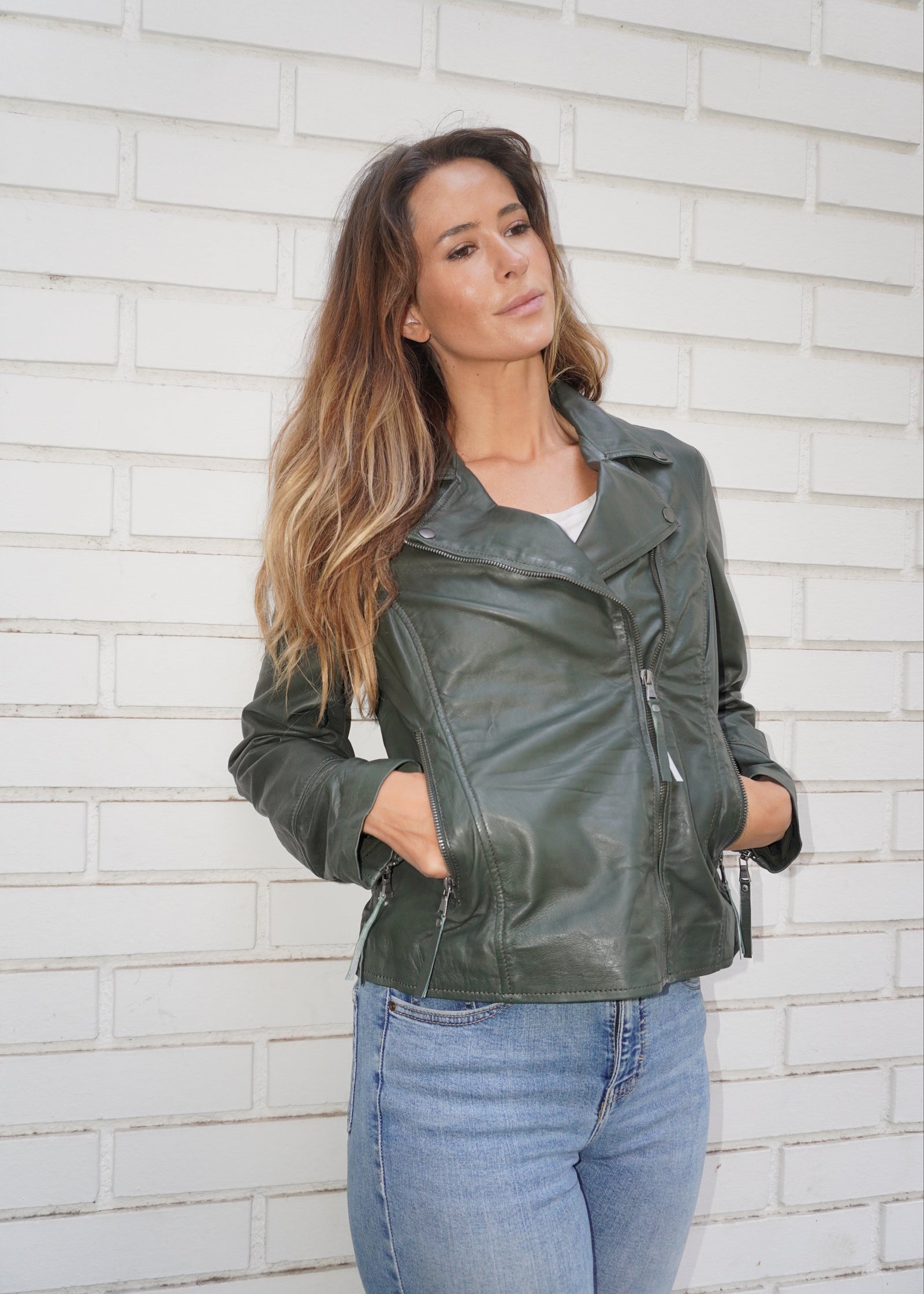 Chaqueta Aura Verde Ingles
