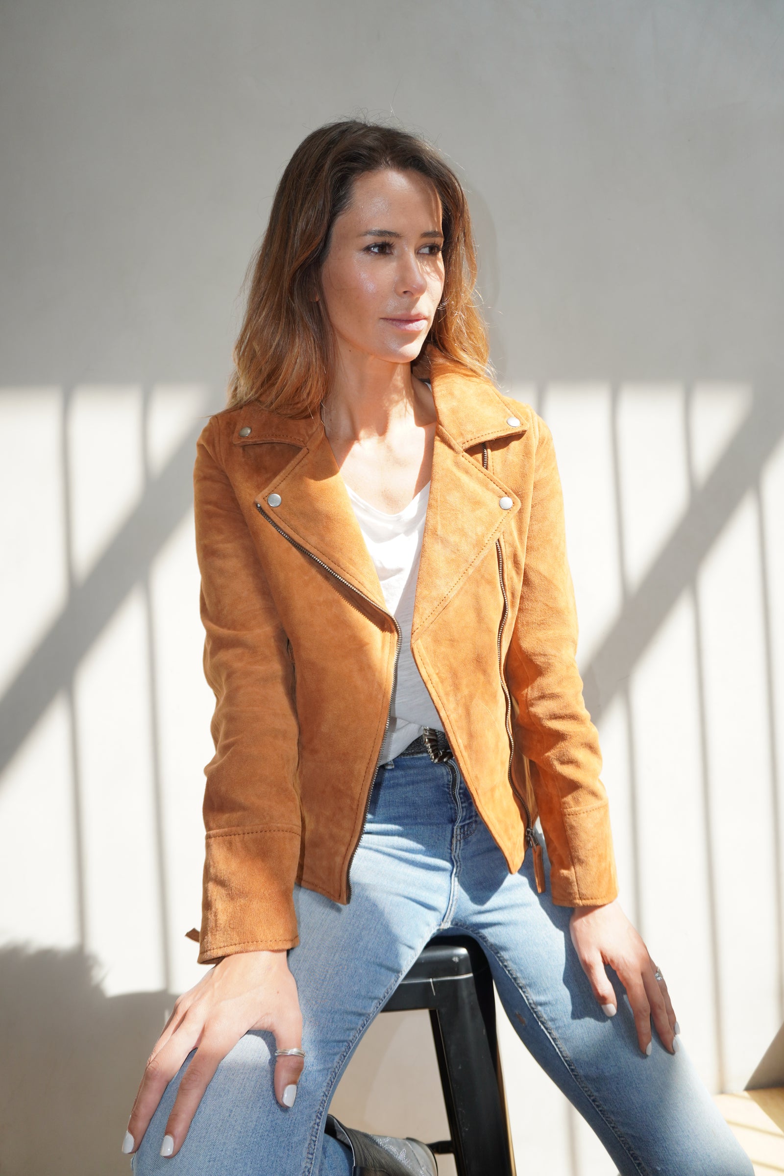 Chaqueta Aura Gamuza Suela