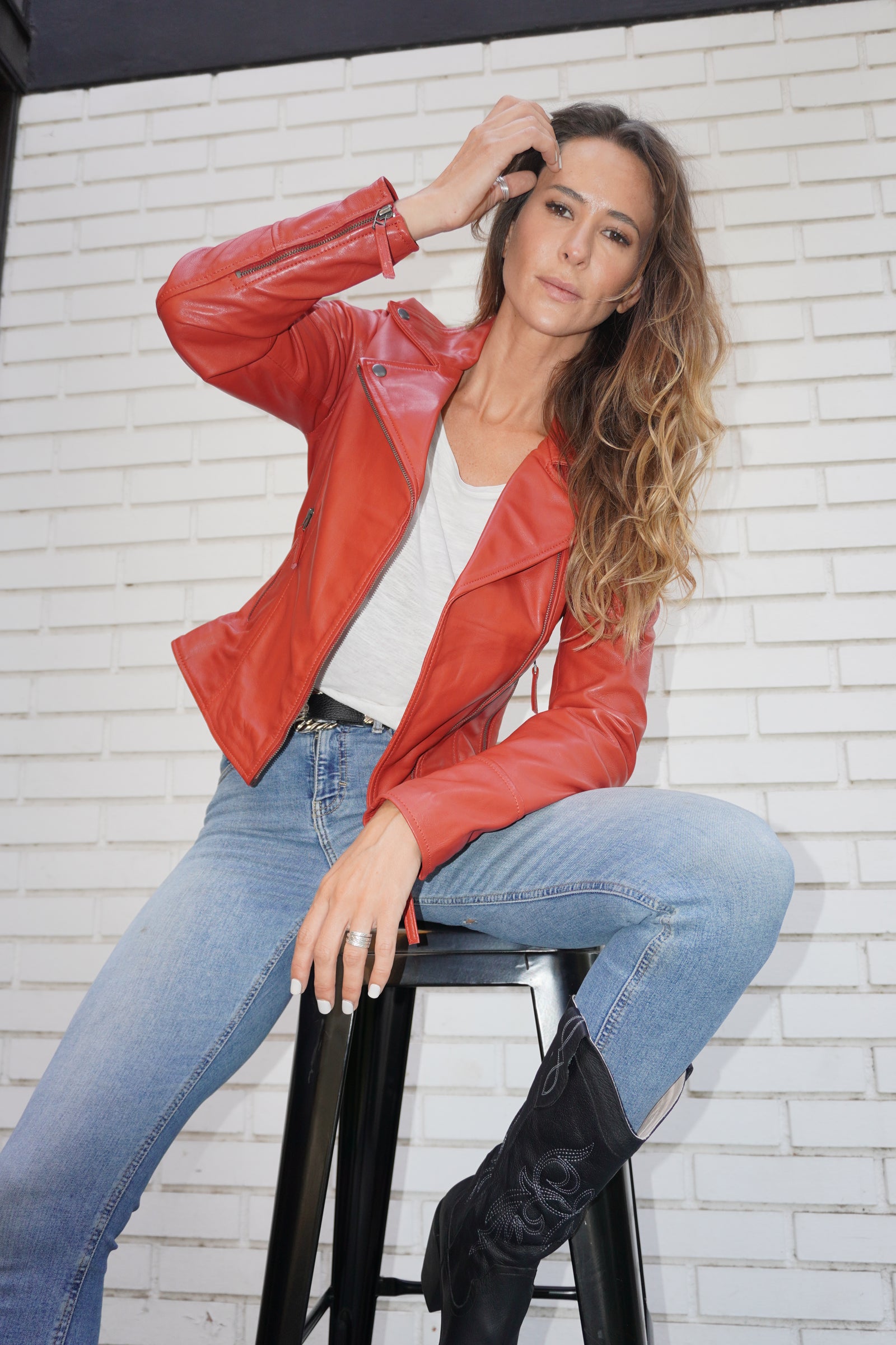 Chaqueta Aura Rojo