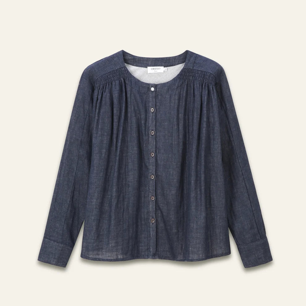 Blusa Kristin Azul Noche