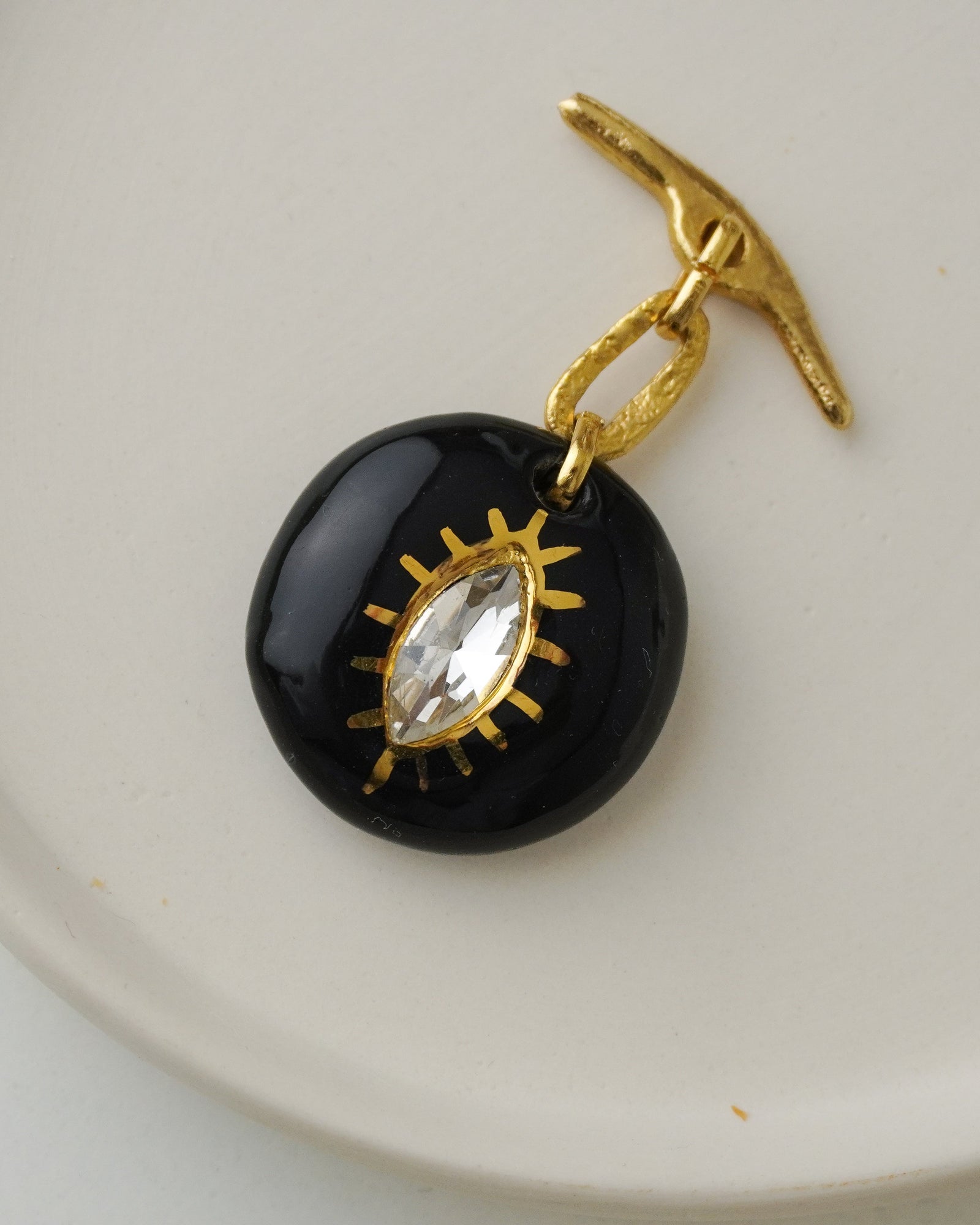 Dije Cerámica Round Brillante