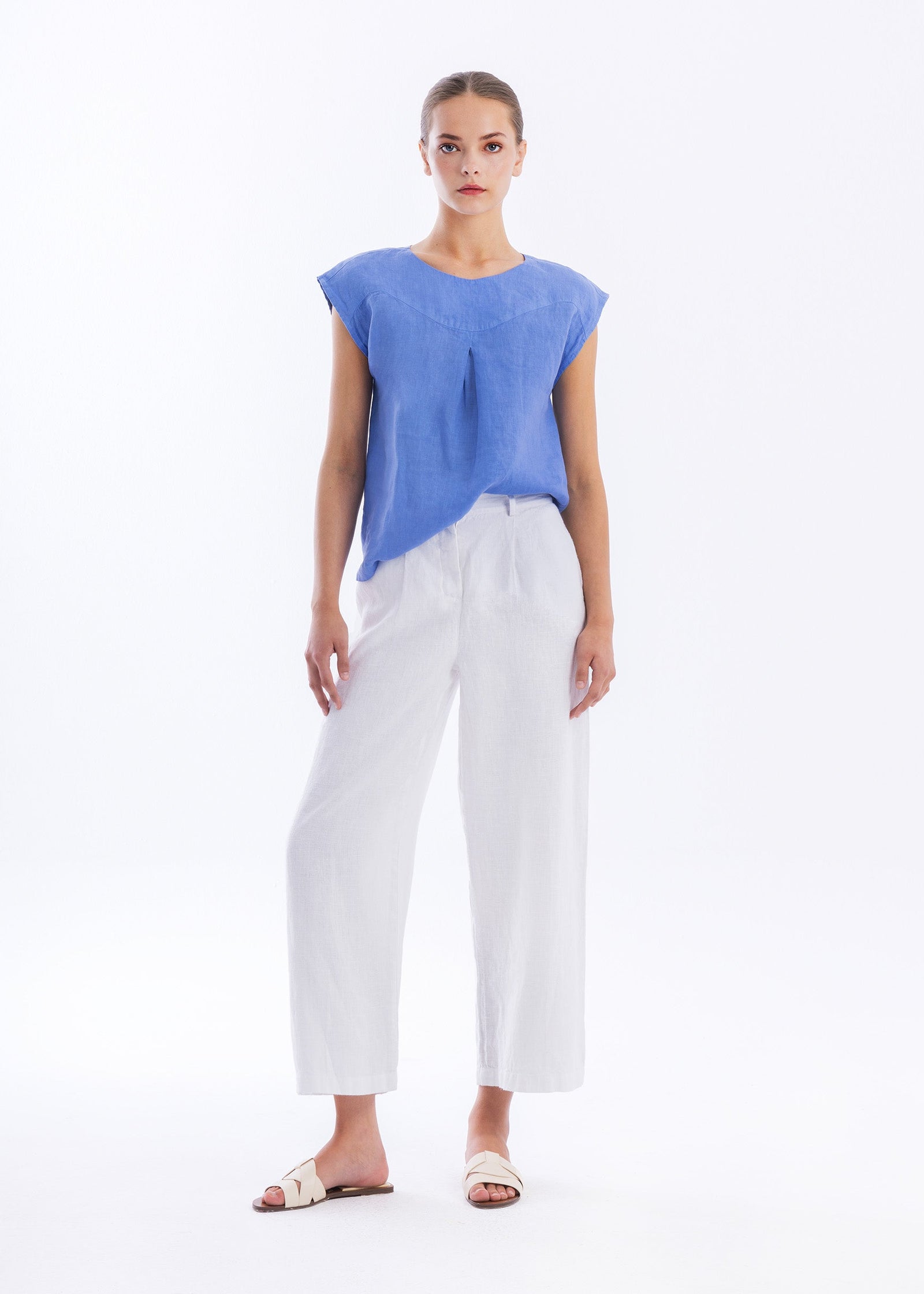Pantalon Sastre Blanco