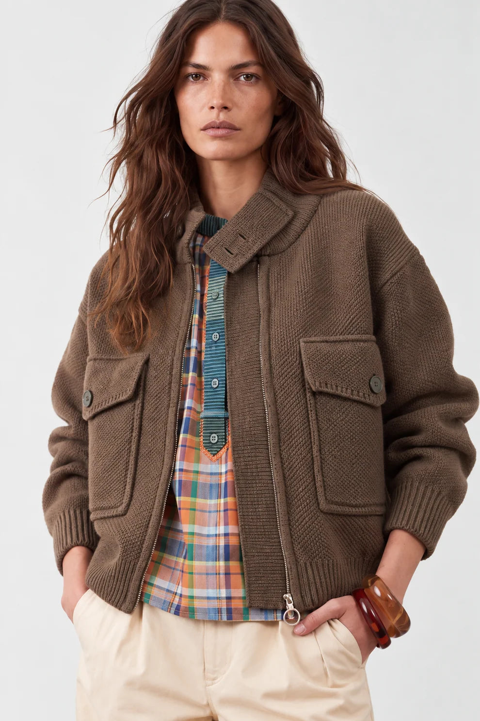 Chaqueta Biba Chocolate