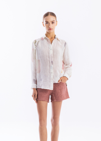 Camisa Ecru Olive Tree