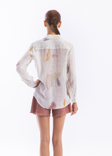 Camisa Ecru Olive Tree