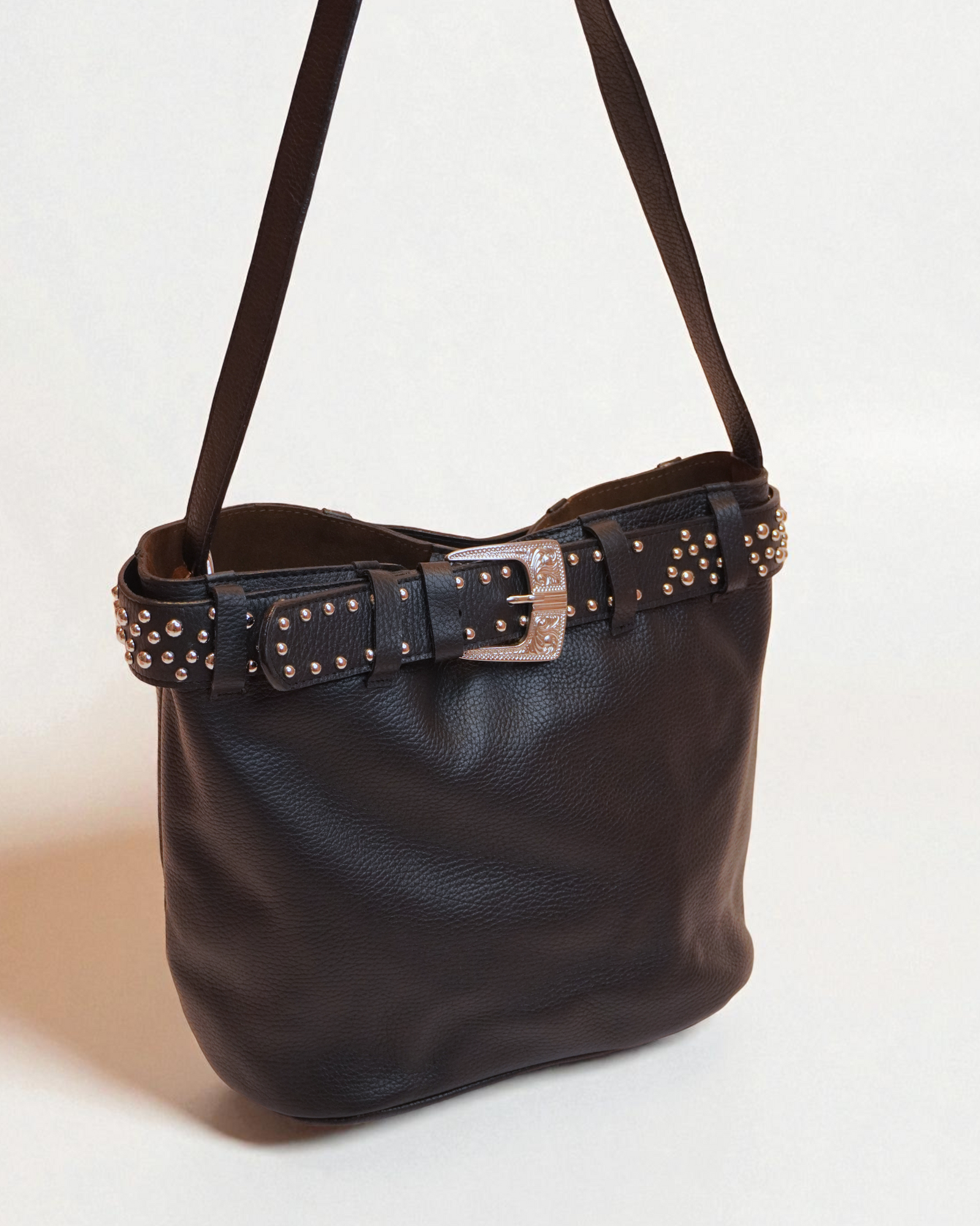 Cartera Round Negro