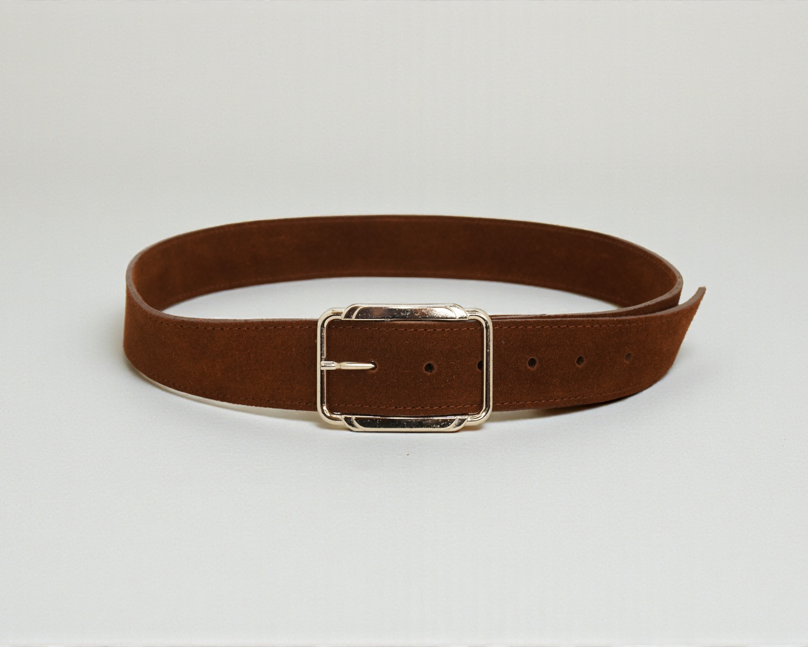 Cinturon Mary Gamuza Chocolate