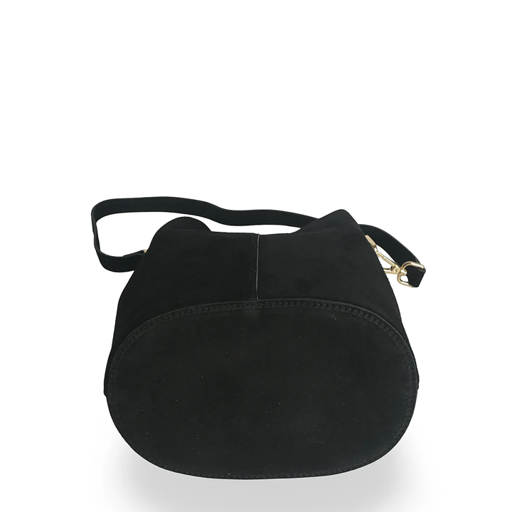 Cartera Chiara Gamuza Negro