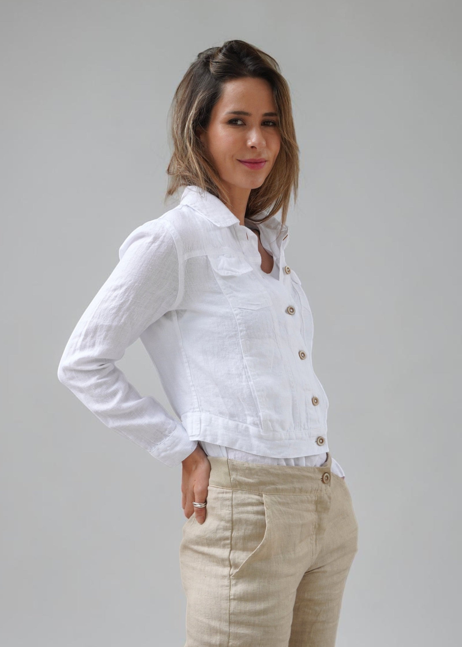 Chaqueta Creta Blanco