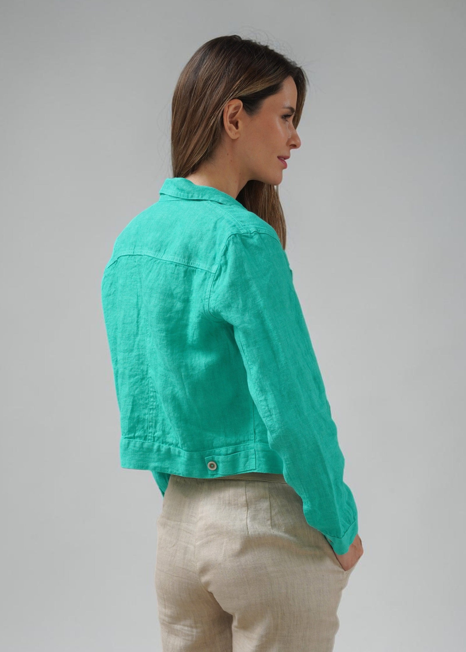 Chaqueta Creta Island Green