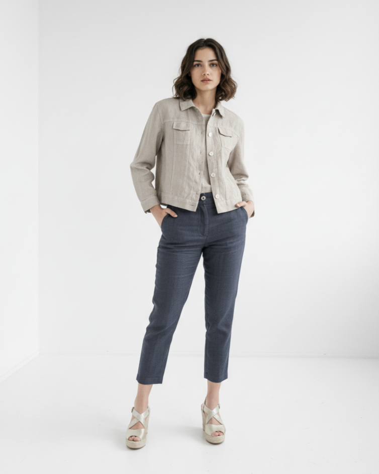 Chaqueta Creta Beige Beach Sand