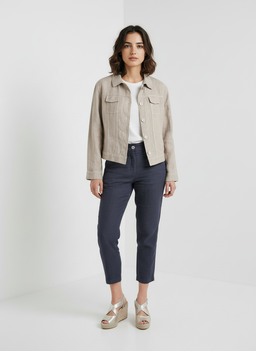 Chaqueta Creta Beige Beach Sand