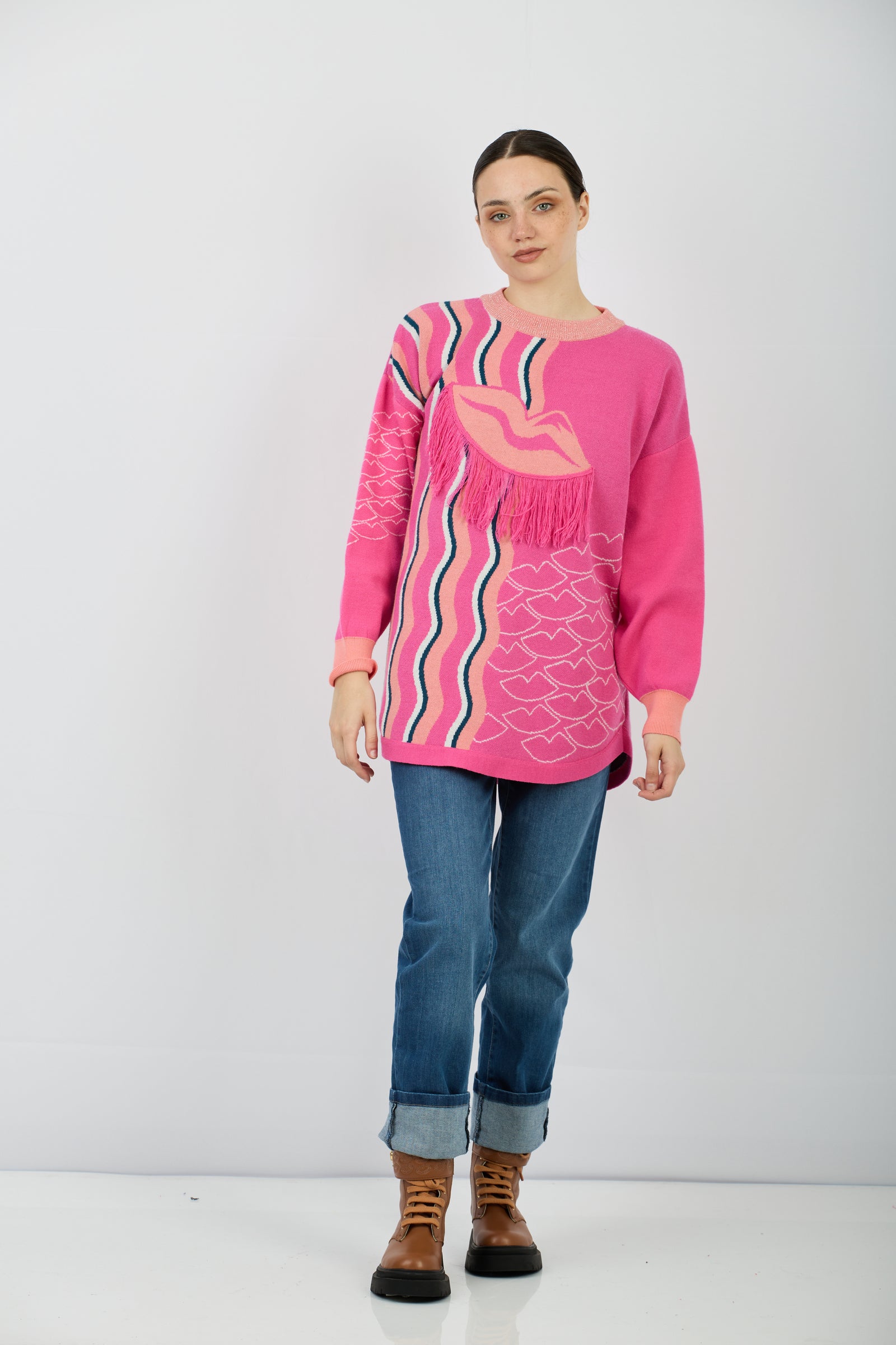 Sweater Snowkiss Fucsia