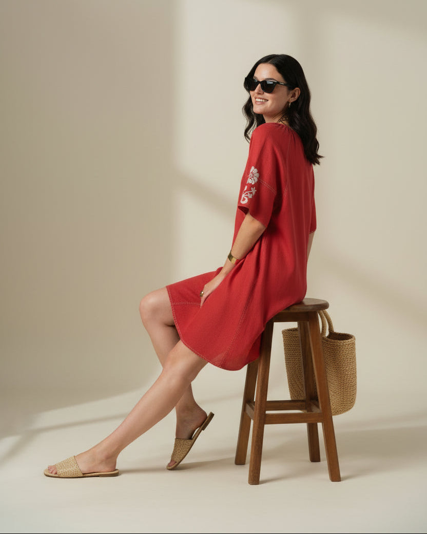 Vestido Sannie Rojo