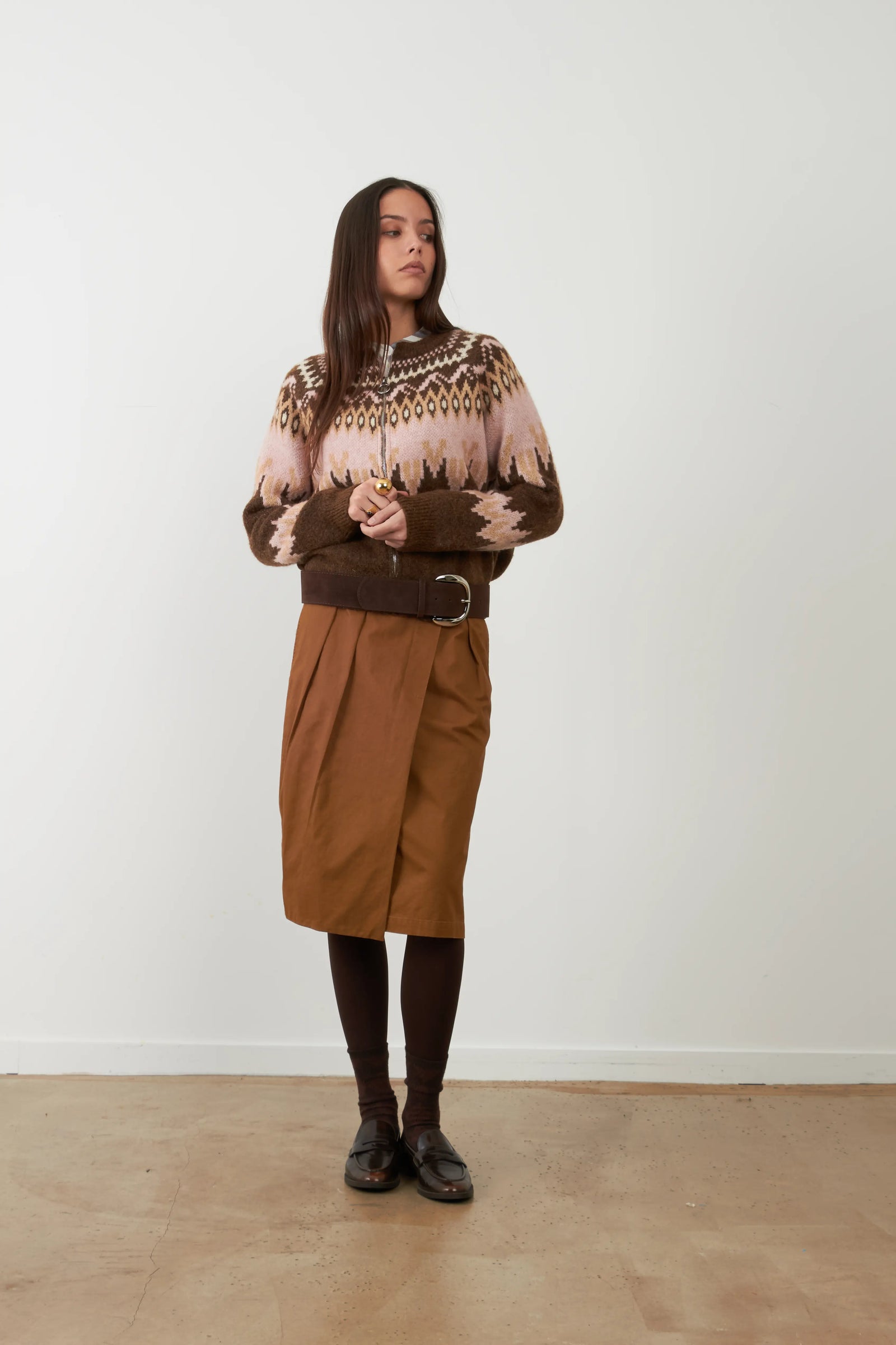 Cardigan Aistair Choco-Pink