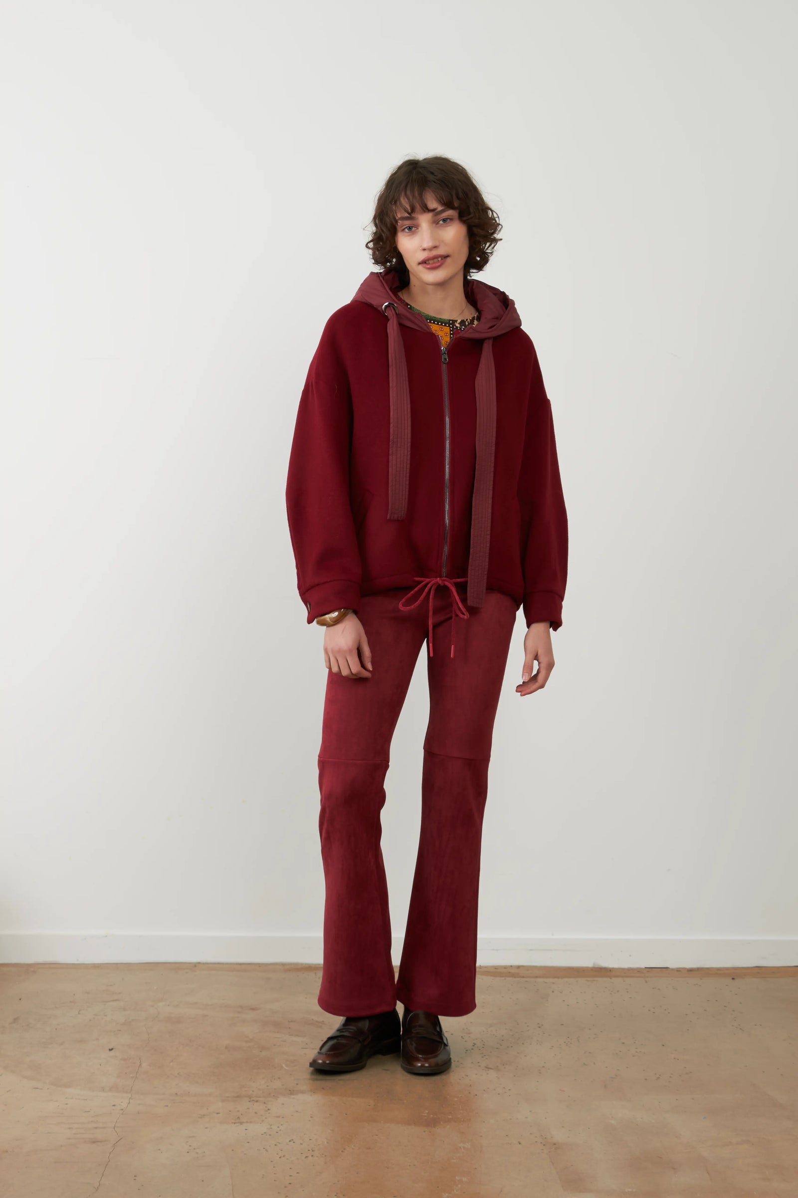 Chaqueta Lester Burgundy