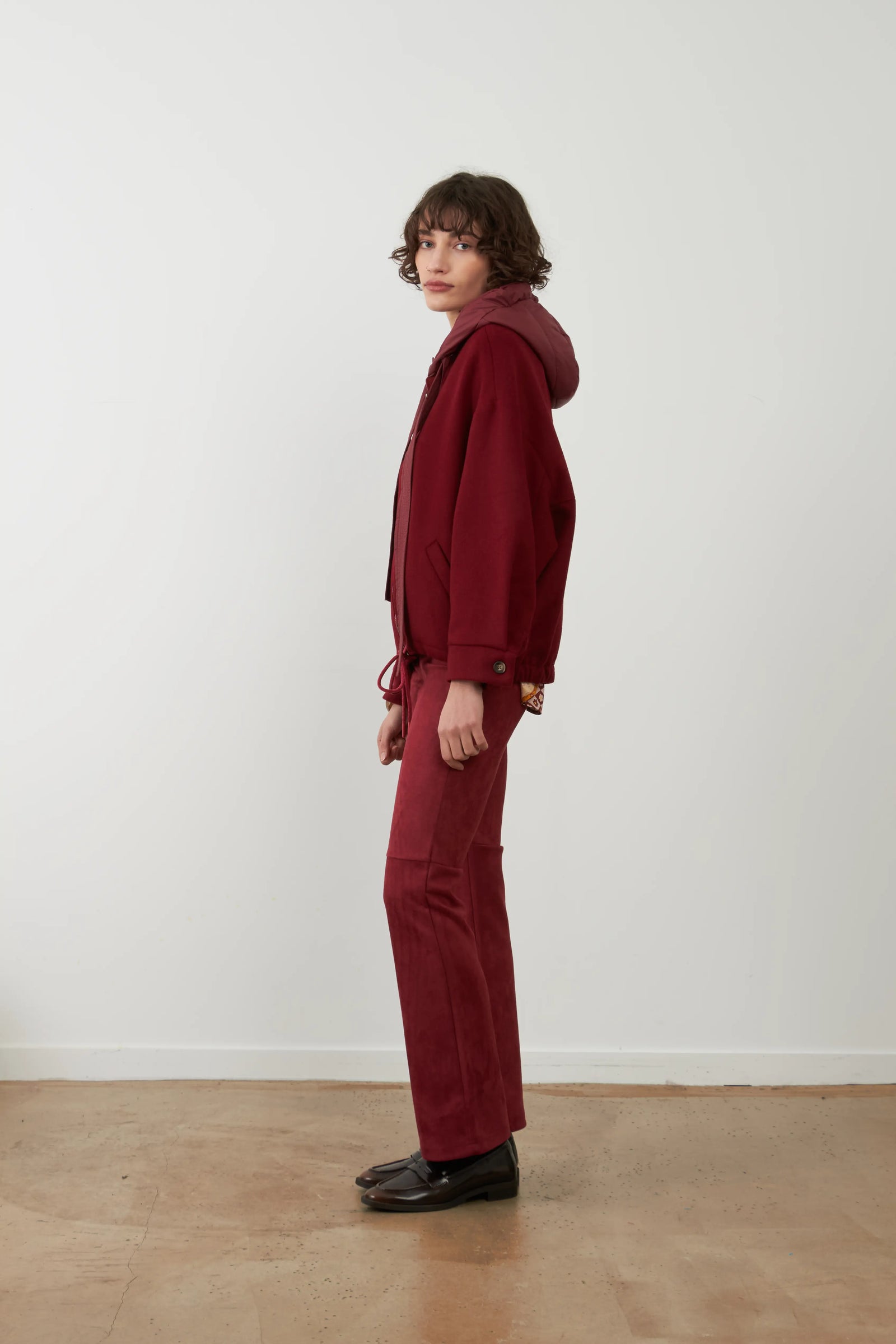 Chaqueta Lester Burgundy