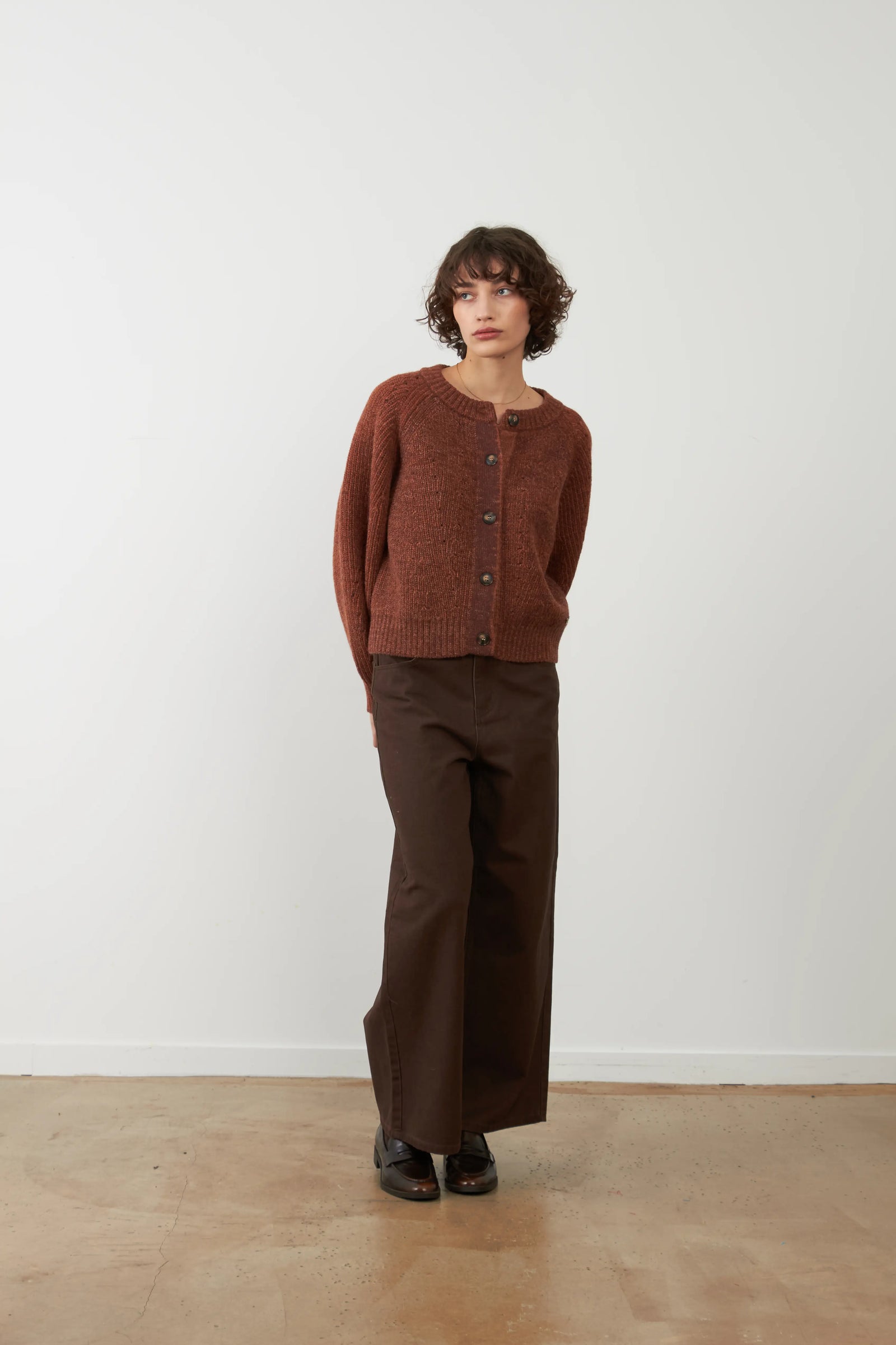 Cardigan Aisling Chocolate