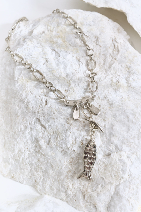 Cadena Tallo Amuleto Plata - Sin Dije