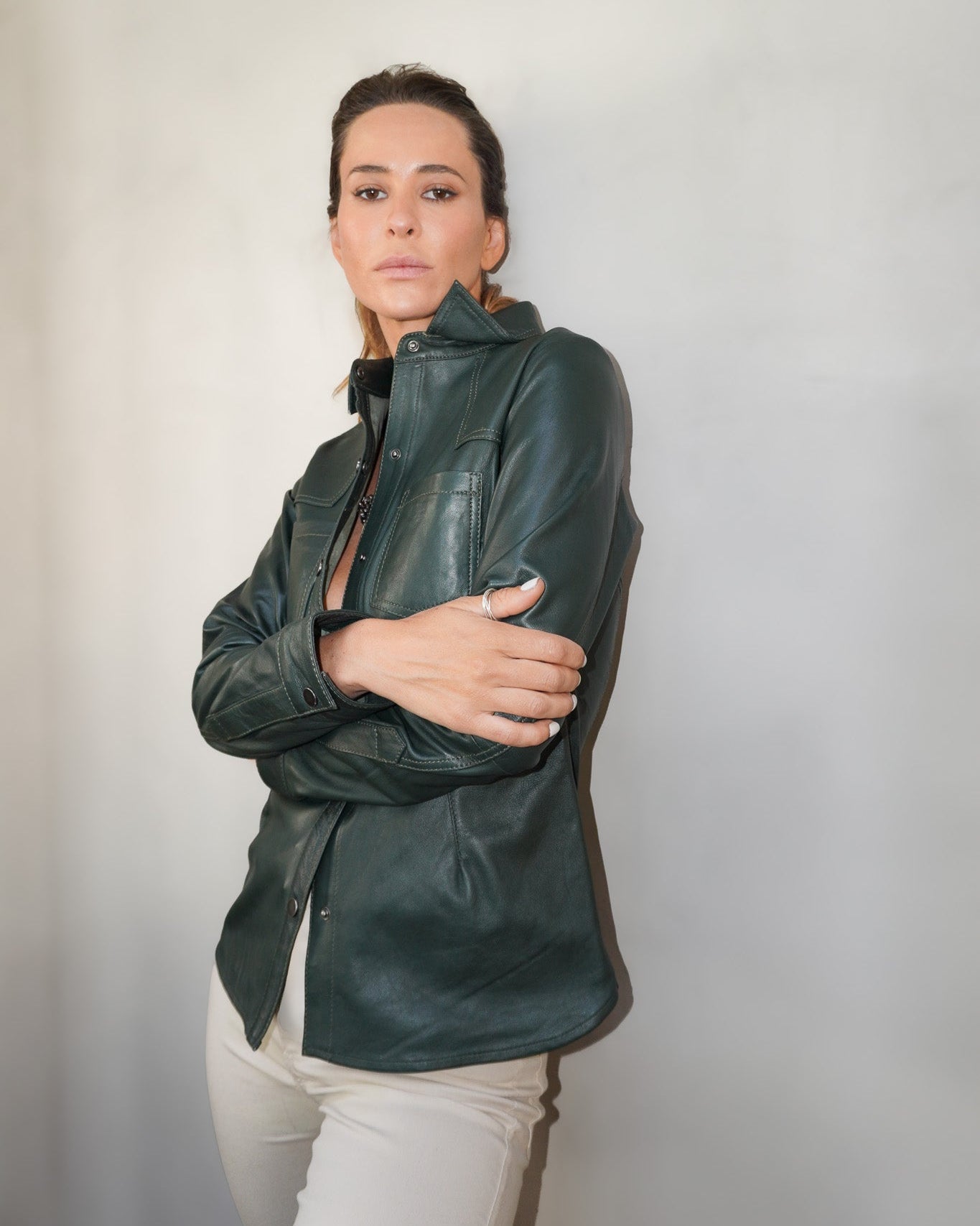 Camisa Pampa Verde Ingles