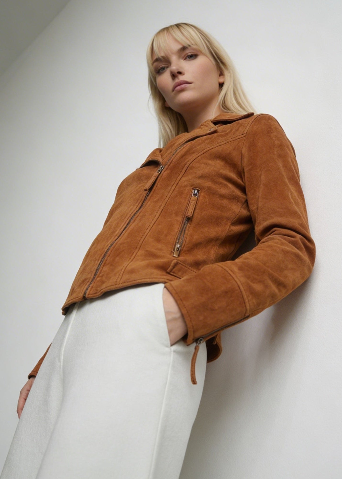 Chaqueta Aura Gamuza Suela
