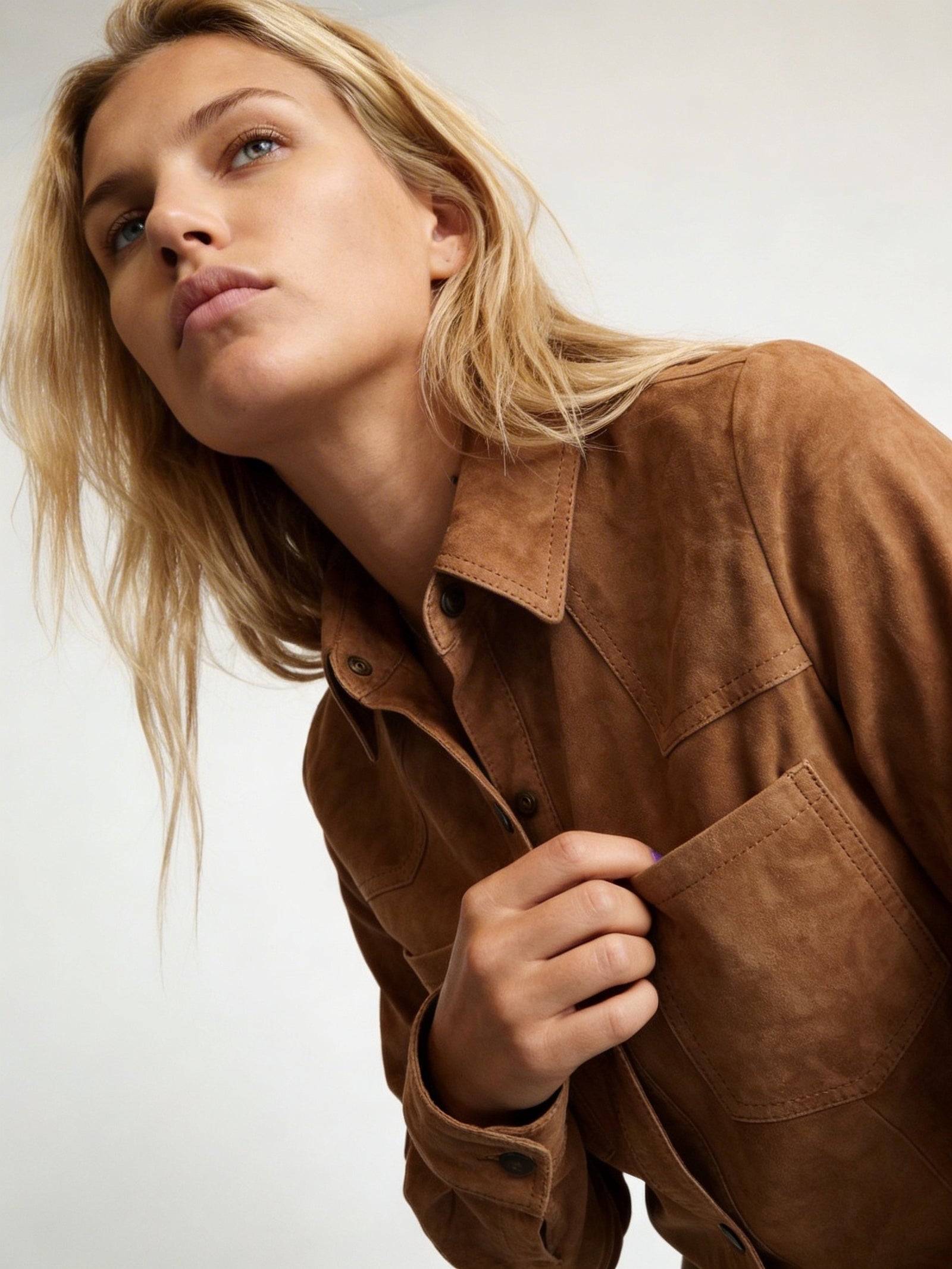 Camisa Pampa Gamuza Camel